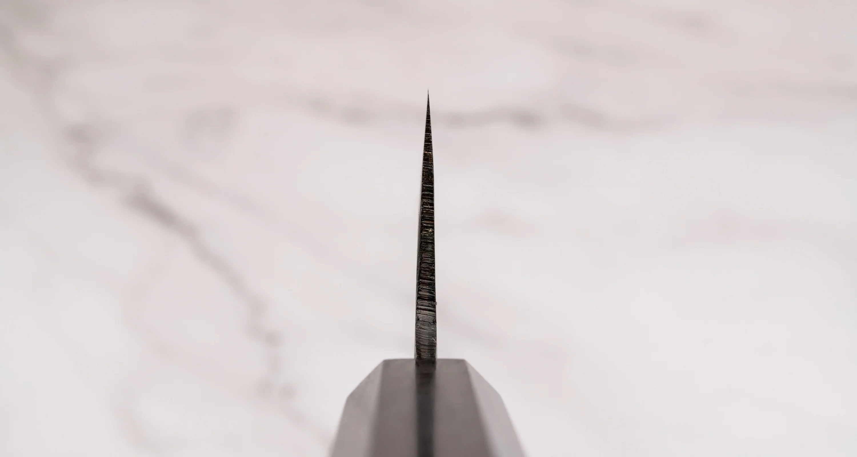 Kokugei Gyuto Aogami #1 Kuro-uchi Ebony 210mm (8.3") - Image 3