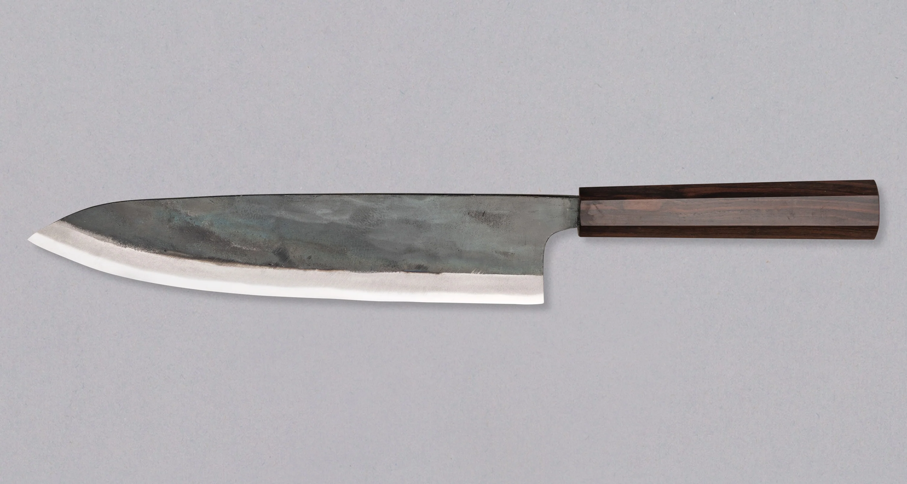 Kokugei Gyuto Aogami #1 Kuro-uchi Ebony 240mm (9.4") - Image 2