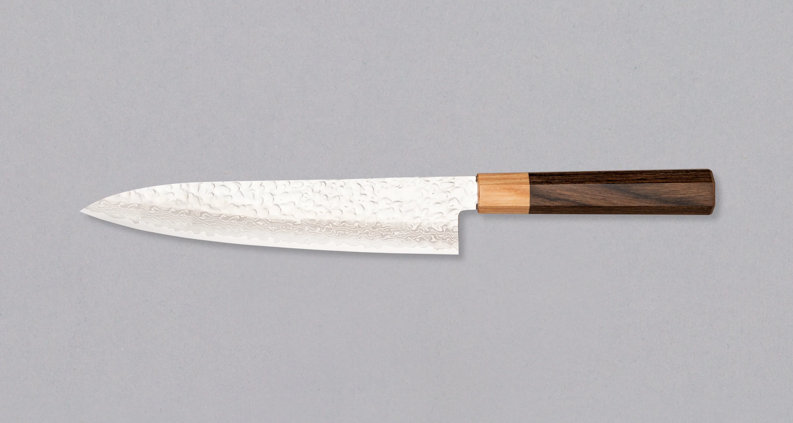 Kotetsu Gyuto VG-10 Damascus 210mm (8.2") [pakka wood] - Image 2