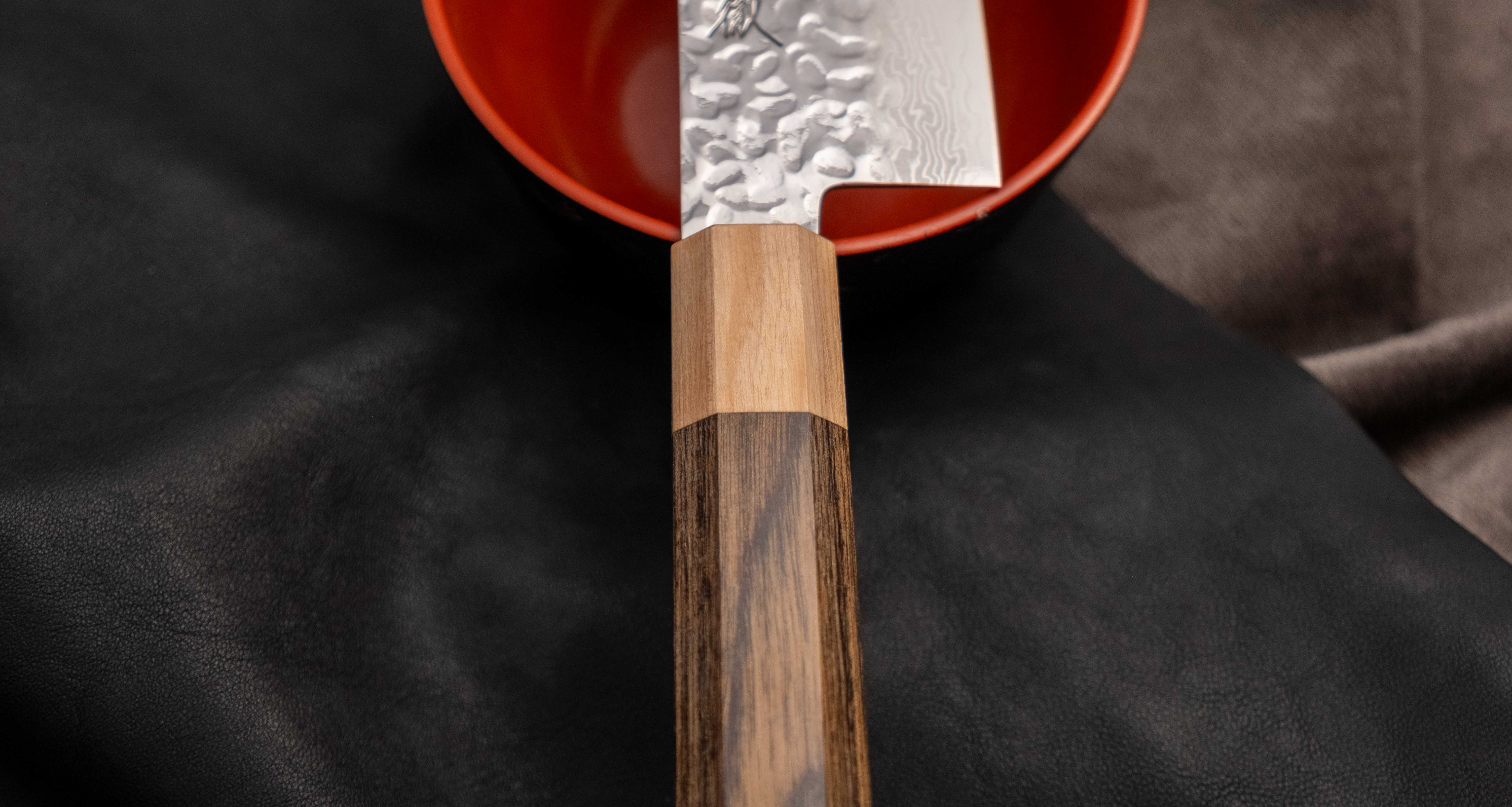 Kotetsu Gyuto VG-10 Damascus 210mm (8.2") [pakka wood] - Image 7