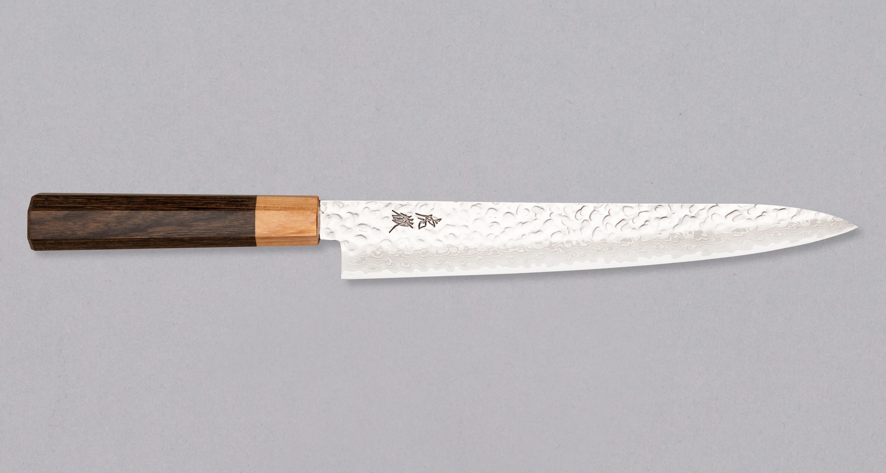 Kotetsu Sujihiki VG-10 Damascus 240mm (9.5") [pakka wood]