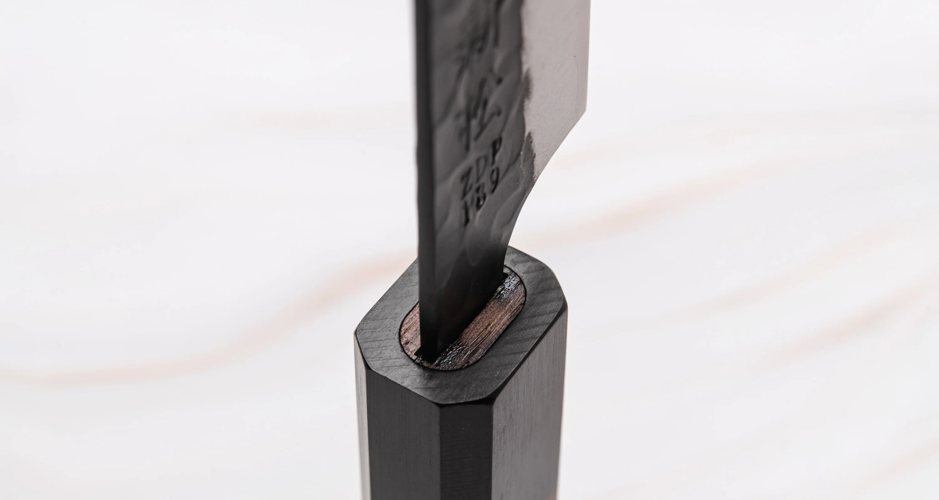 Kouhei-Shinmatsu ZDP-189 Bunka Black 200mm (7.9") - Image 9