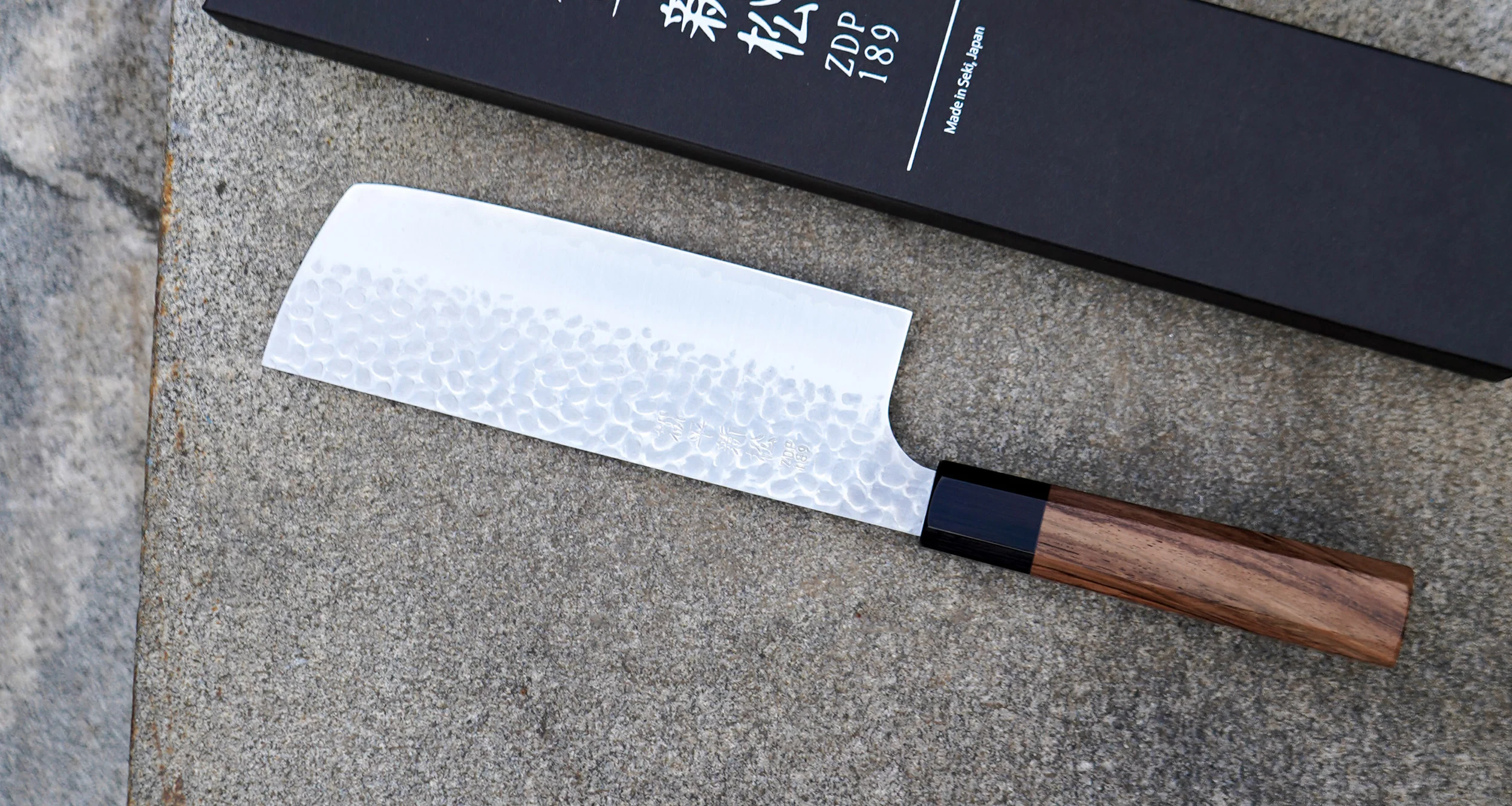 Kouhei-Shinmatsu ZDP-189 Nakiri Silver 170mm (6.7") - Image 6
