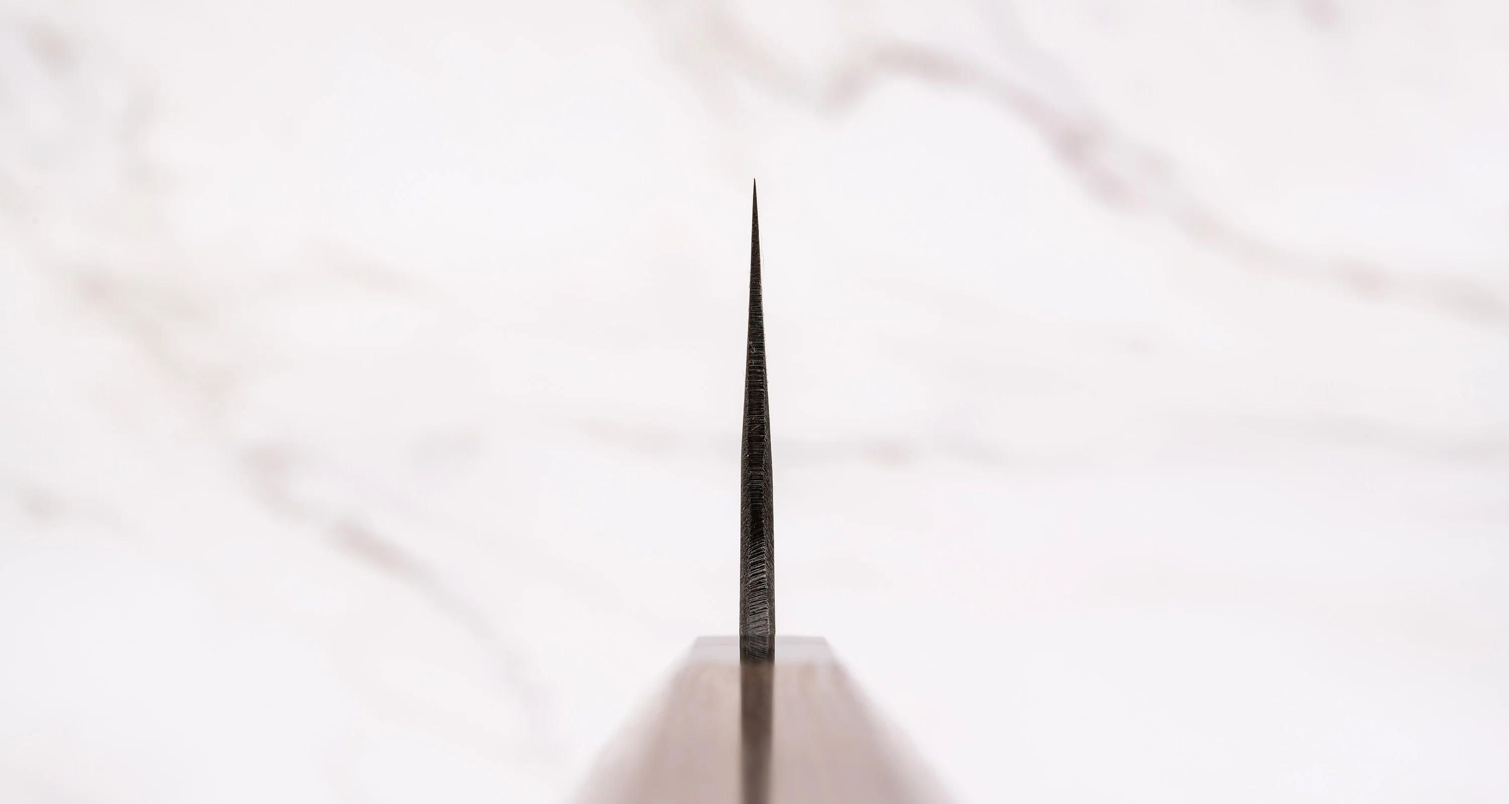 Kumokage Nakiri Aogami #2 Kuro-uchi Damascus 165mm (6.5") - octagon - Image 3