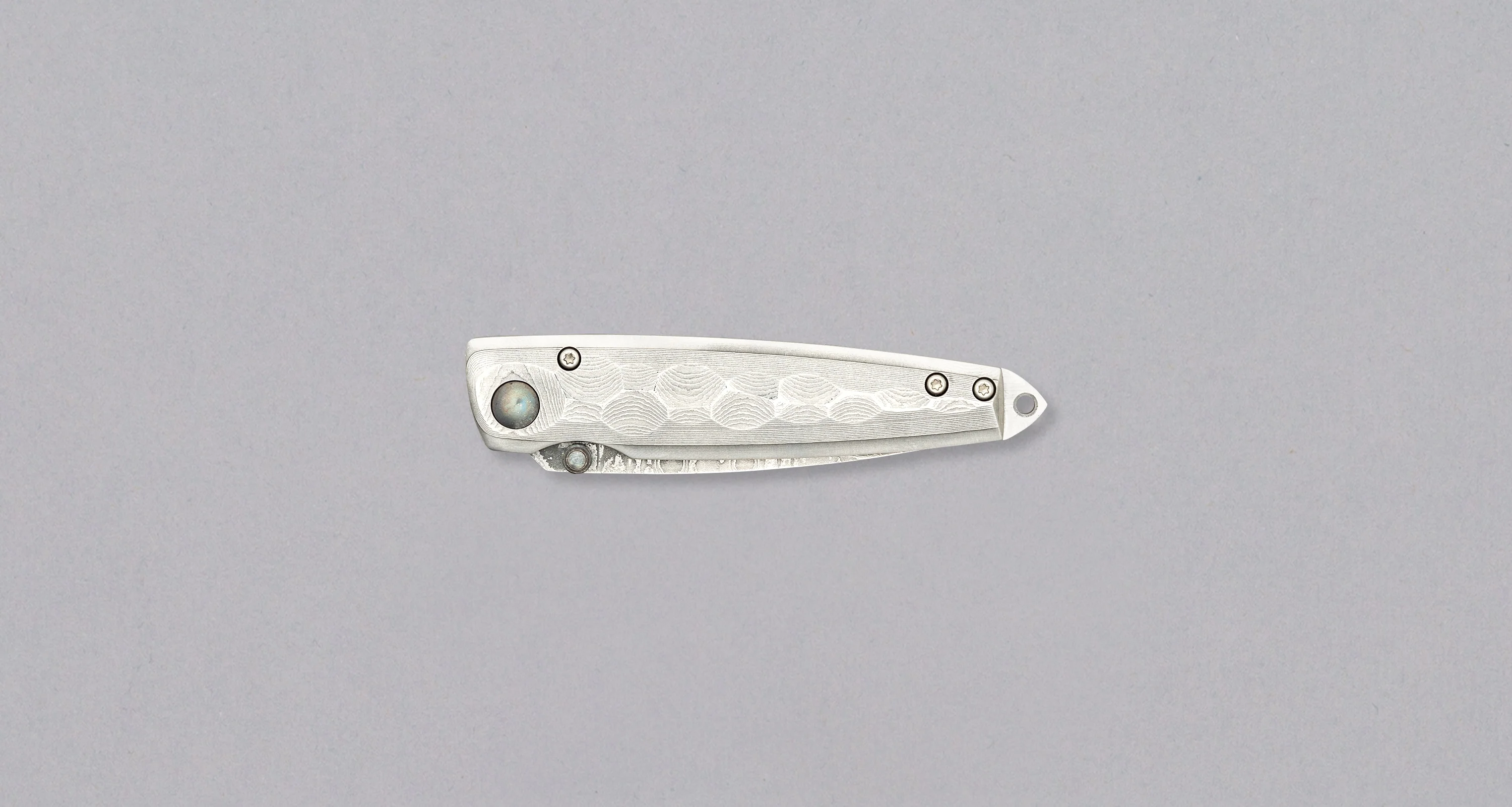 Mcusta Manual Tsuchi Damascus Pocket Knife [MC-0034D] - Image 3