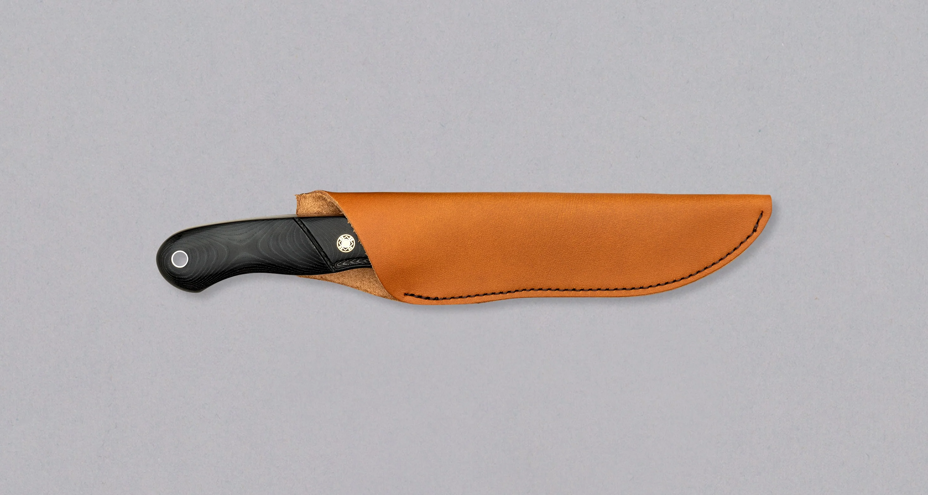 Mcusta Mike Irie Sport 100 Damascus VG-10 Black Micarta Fixed Blade [MC-0232DB] - Image 3