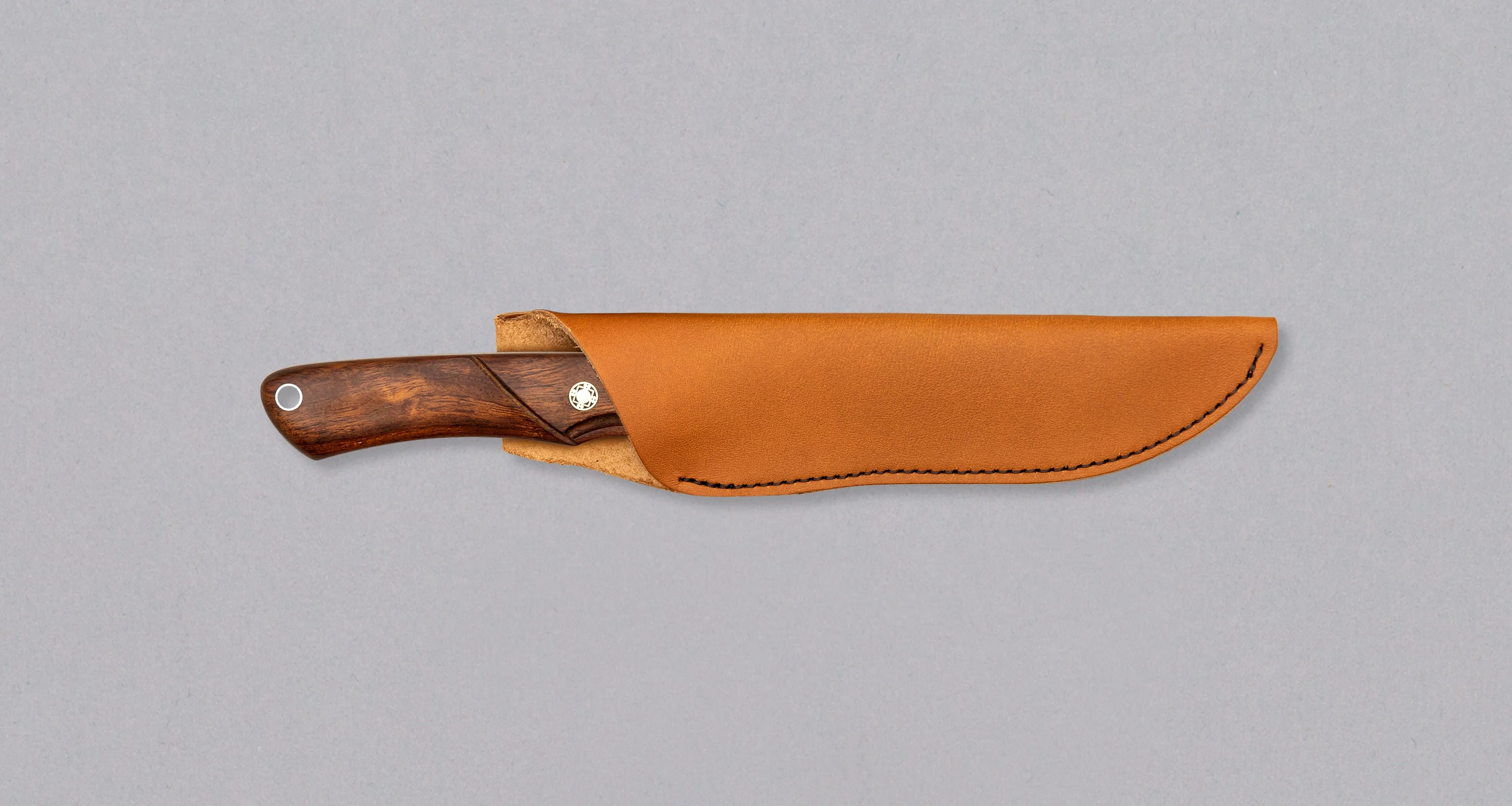 Mcusta Mike Irie Sport 200 Damascus VG-10 Core Ironwood Fixed Blade [MC-0232DI] - Image 6