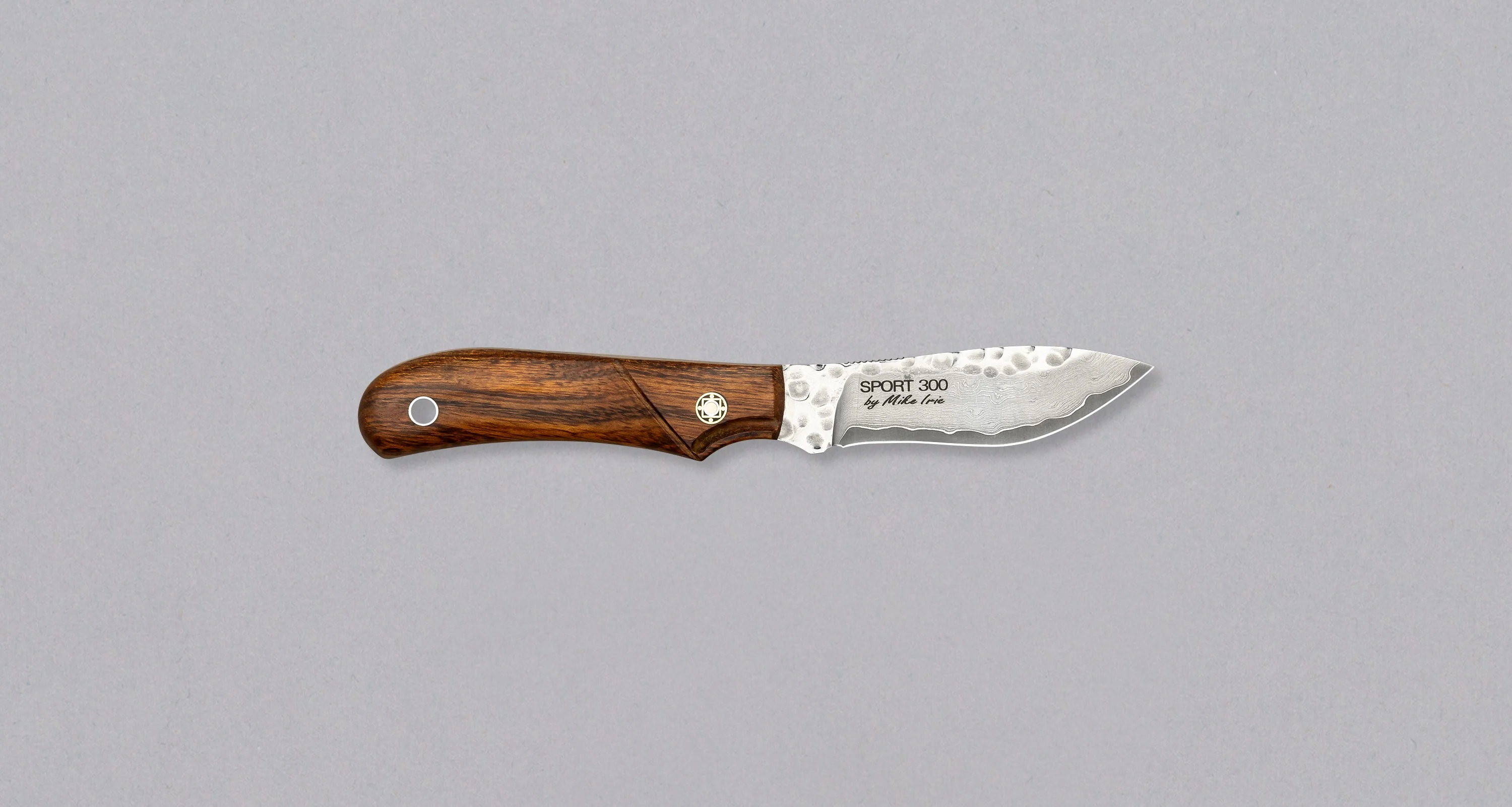 Mcusta Mike Irie Sport 300 Damascus VG-10 Core Ironwood Fixed Blade [MC-233DI]