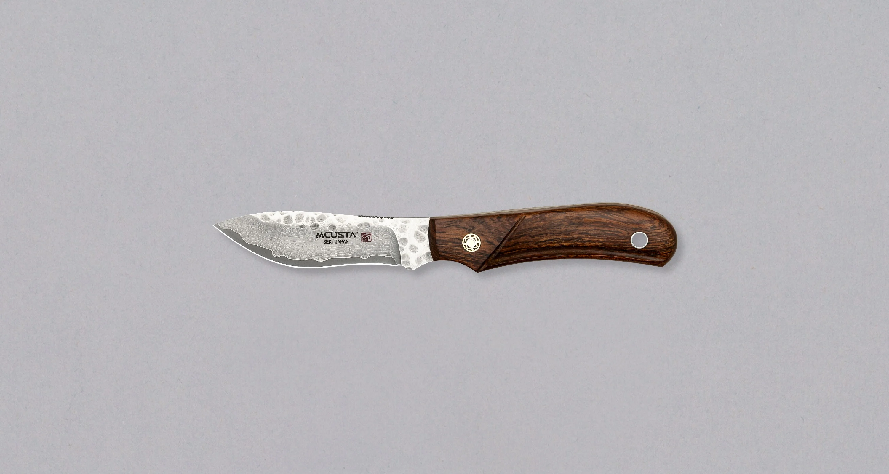 Mcusta Mike Irie Sport 300 Damascus VG-10 Core Ironwood Fixed Blade [MC-233DI] - Image 2