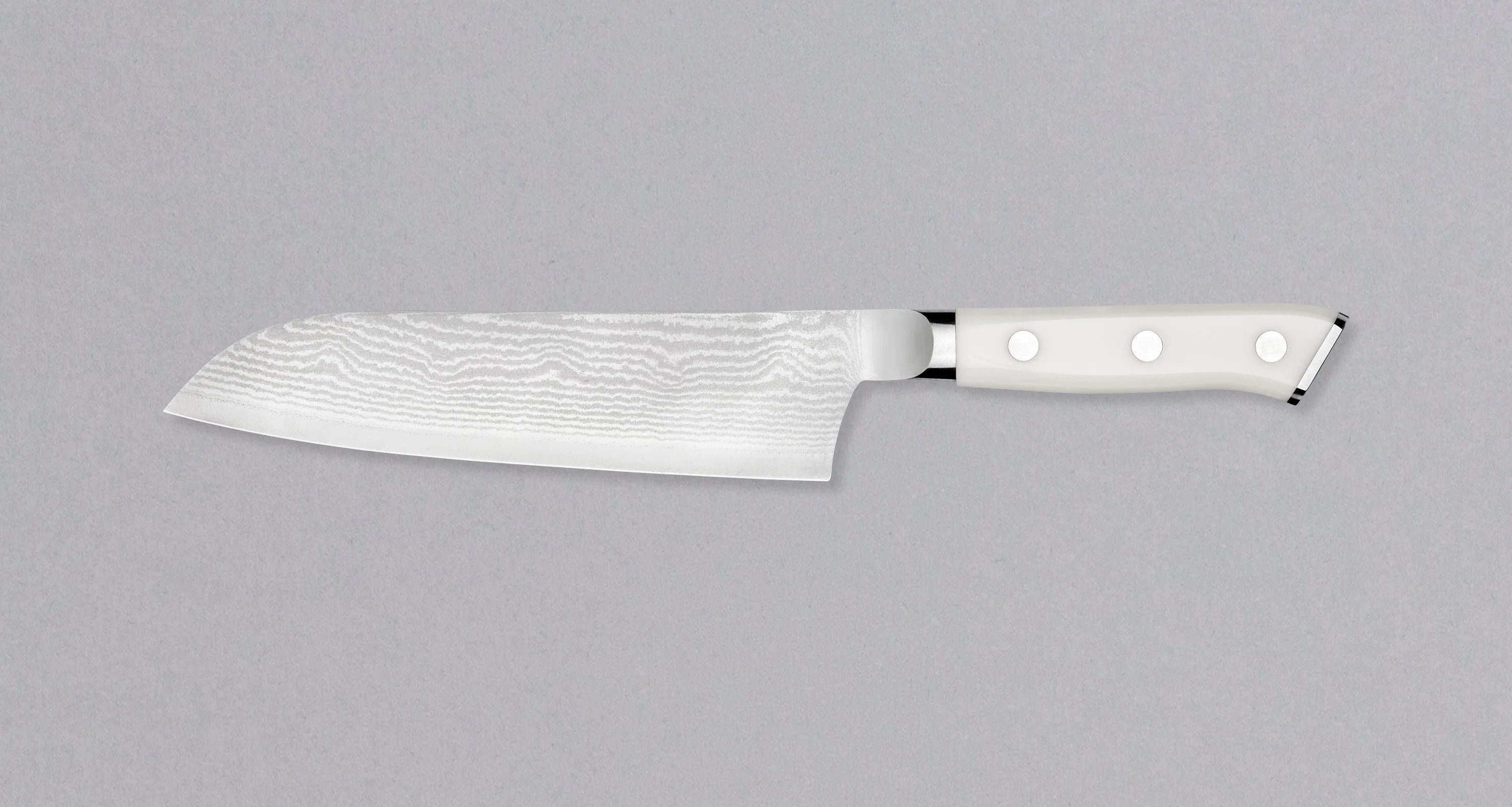 Mcusta Santoku Damascus Classic D 180mm (7.1") - Image 2
