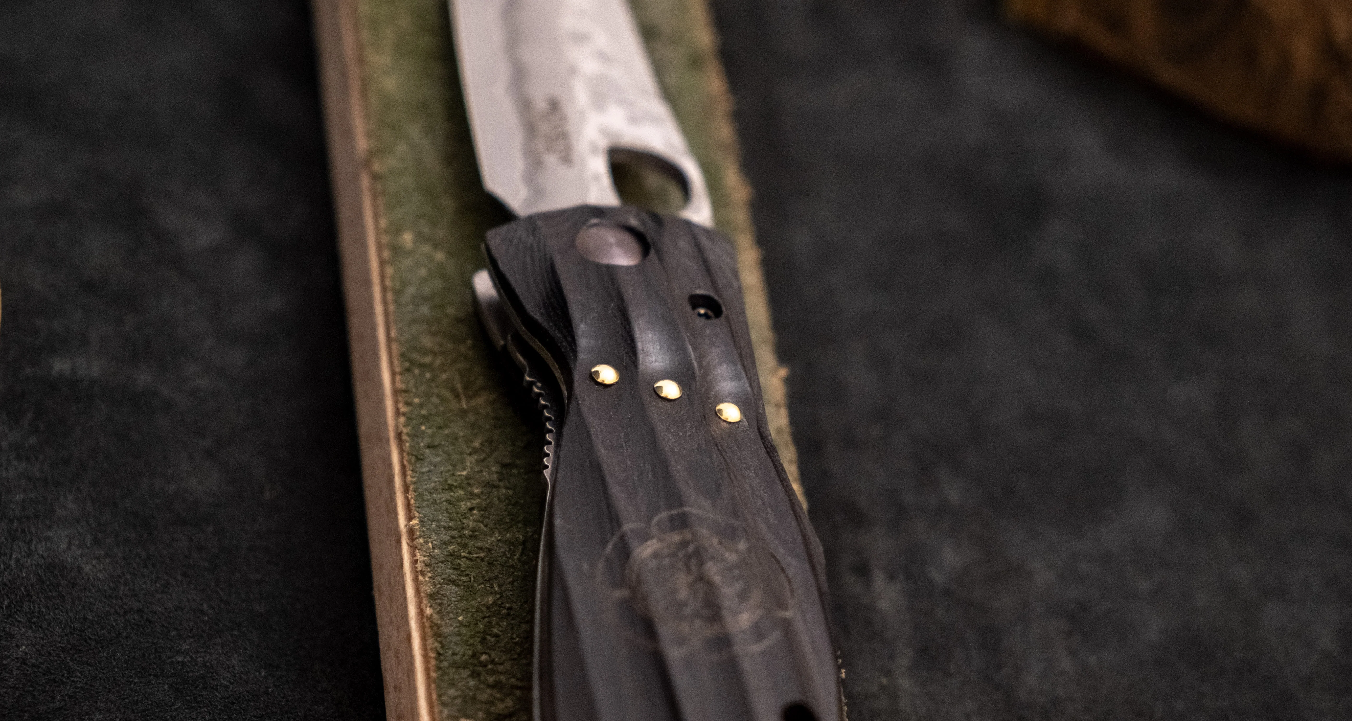 Mcusta Sengoku Oda Nobunaga Micarta Pocket Knife [MC-0181G] - Image 5