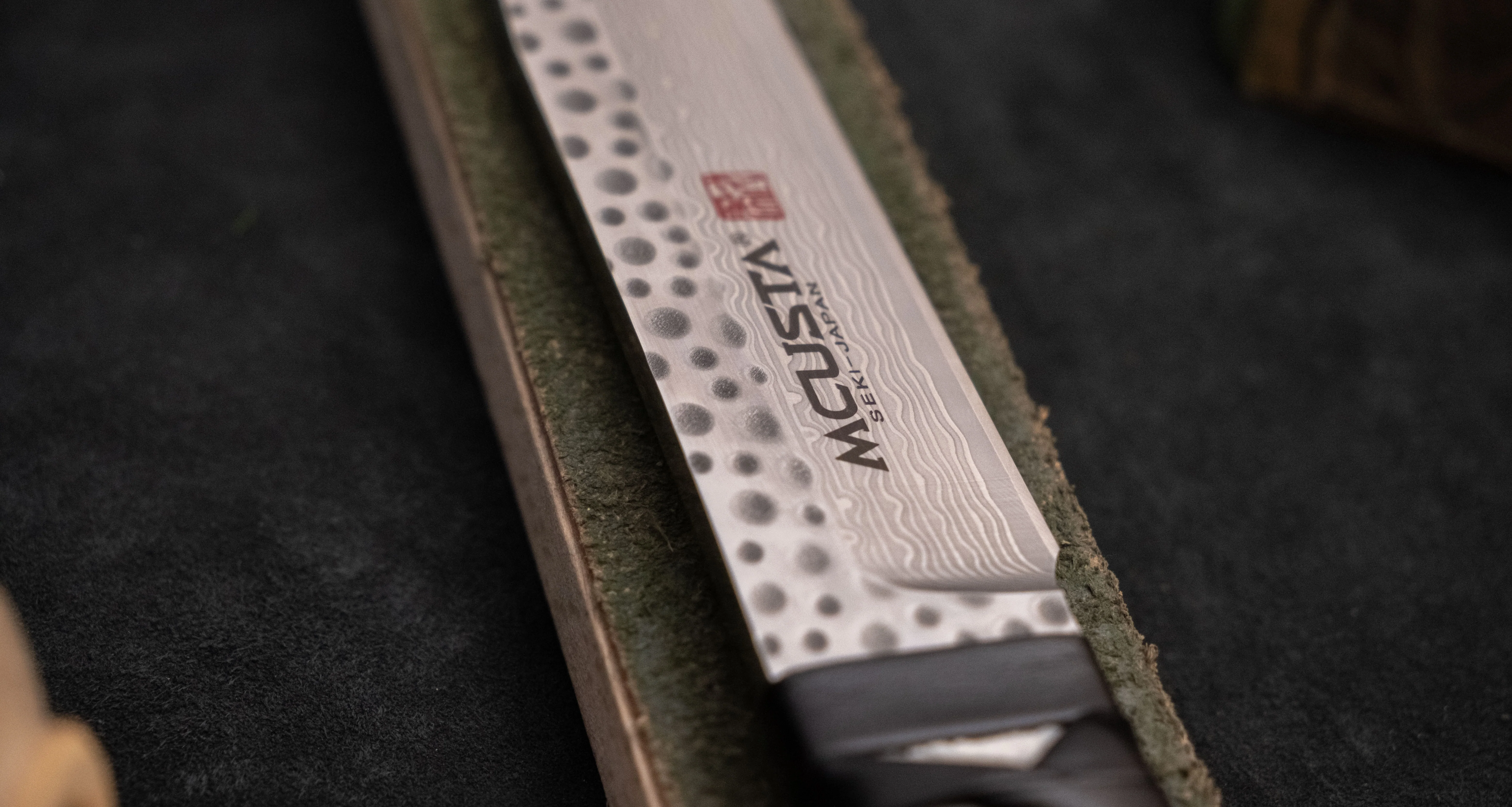 Mcusta Tanto SPG2/R2 Damascus - Fixed Japanese Knife [MC-0242GD] - Image 5