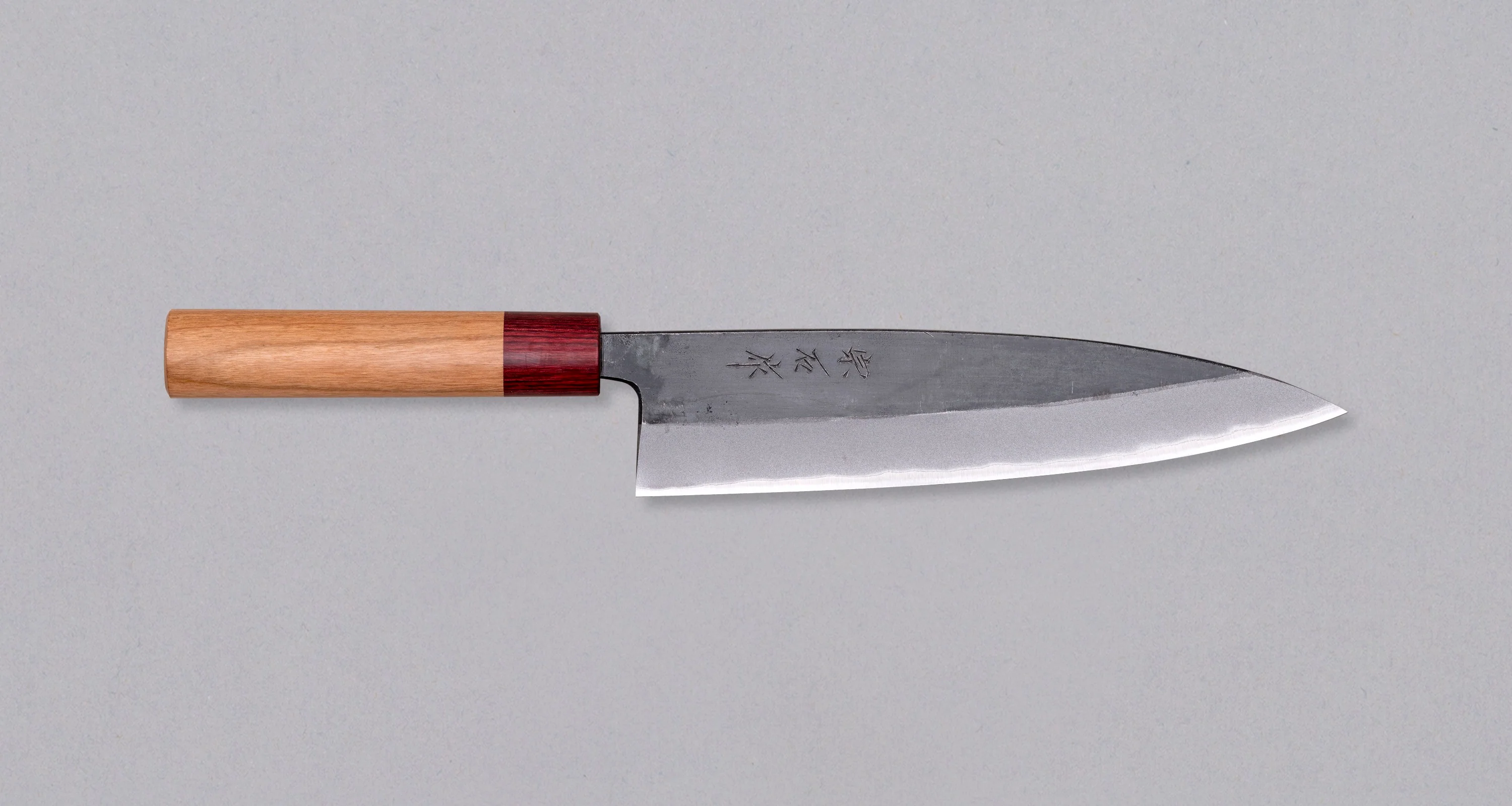 Muneishi Gyuto Aogami #2 Kuro-uchi Cherry 210mm (8.3")