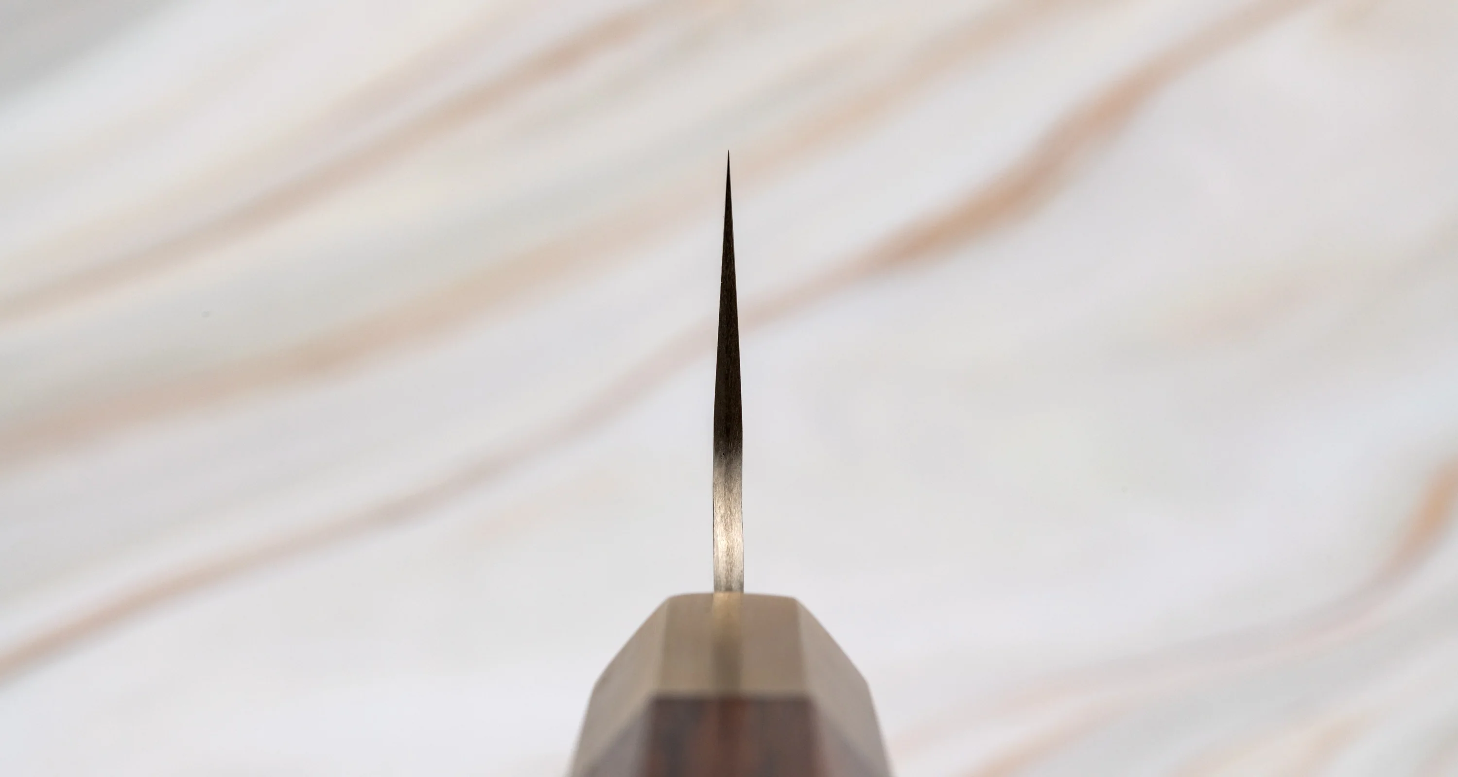 Nigara Bunka STRIX Damascus Tsuchime Wa Rosewood 180mm (7.1") - Image 3