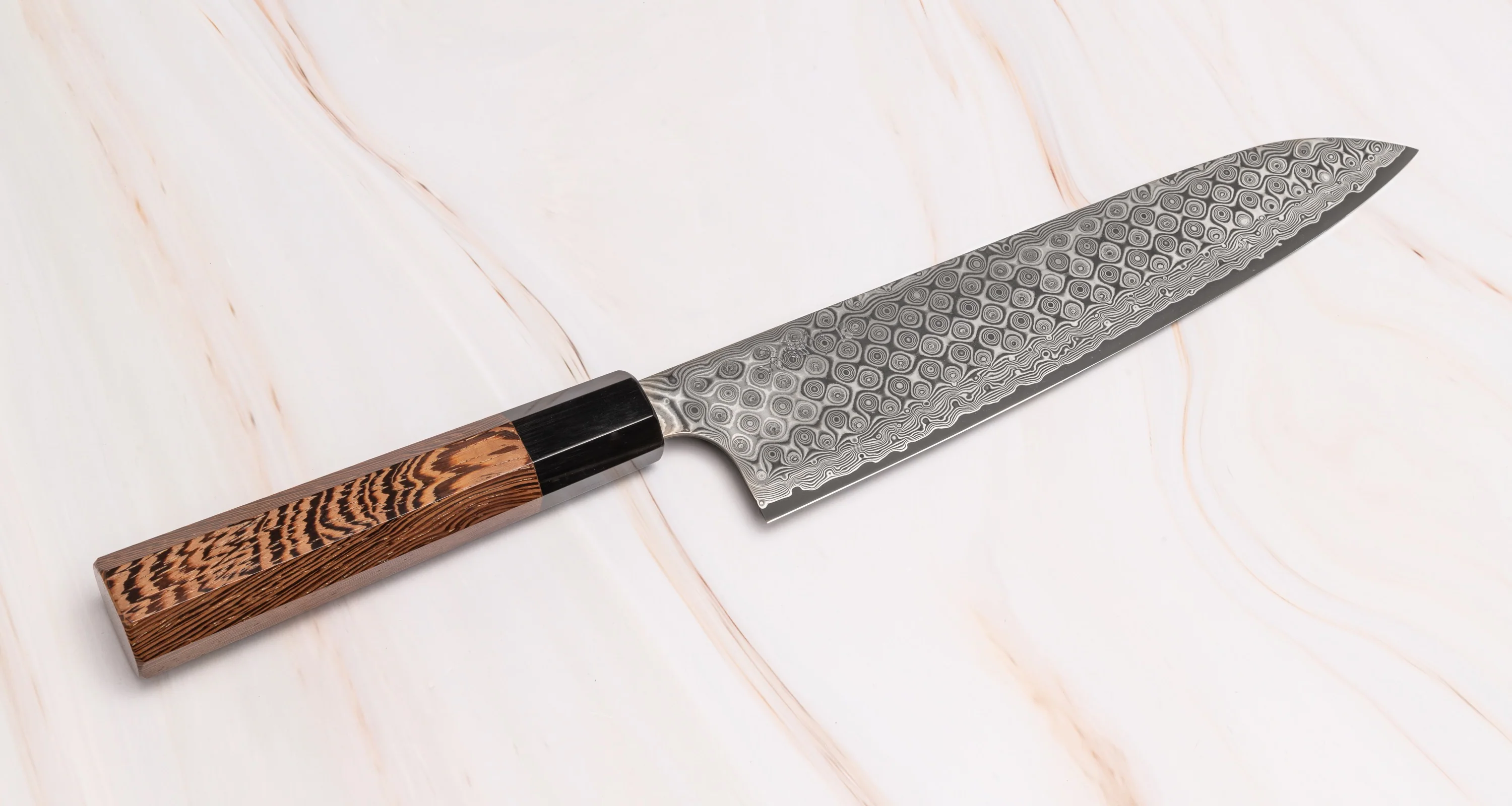 Nigara Gyuto SG2 Damascus 240mm (9.4") - Image 3