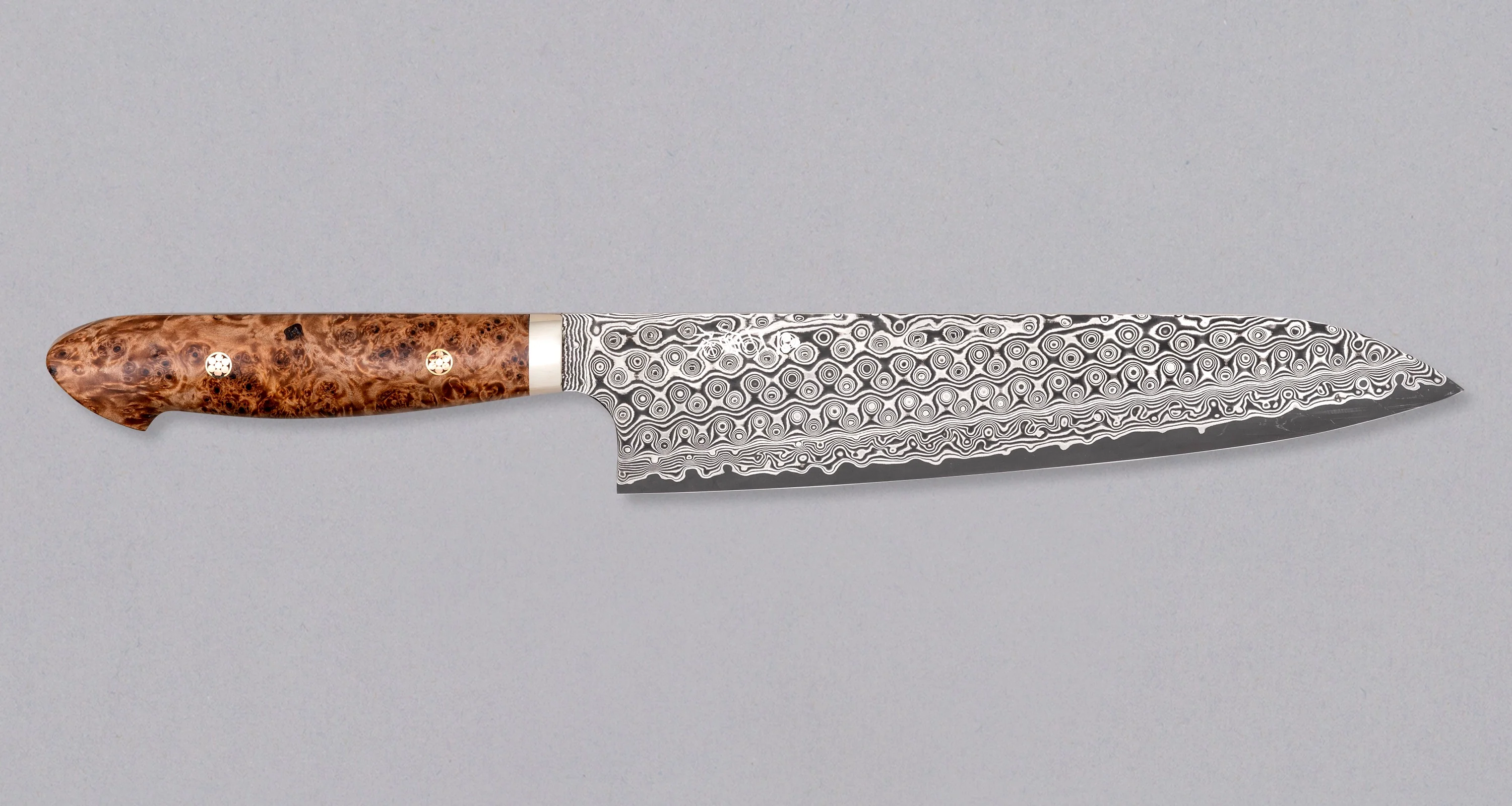 Nigara Gyuto SG2 Damascus Maplewood 240mm (9.4")