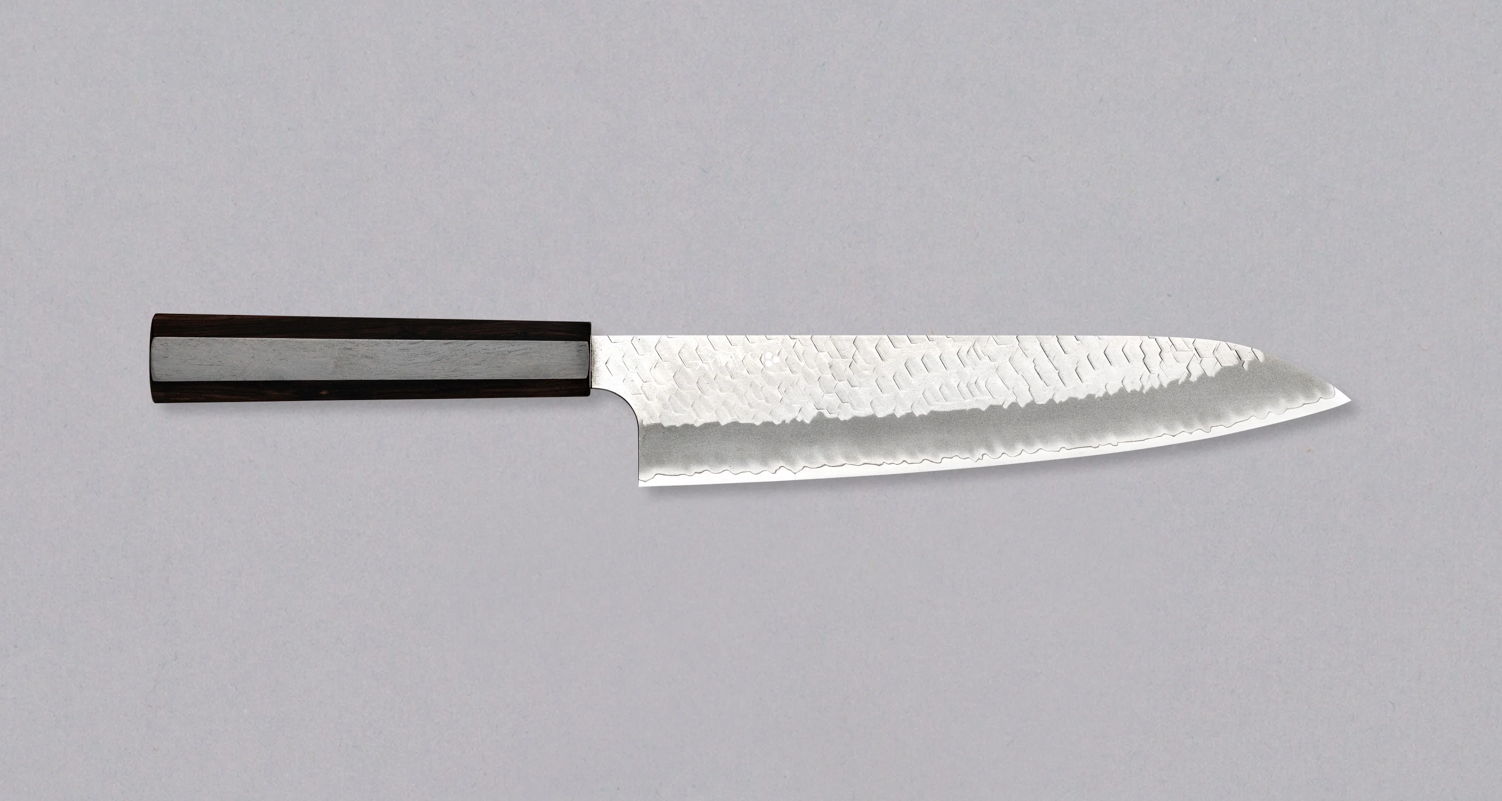 Nigara Gyuto SG2 Migaki Tsuchime 240mm (9.4") [Ebony]