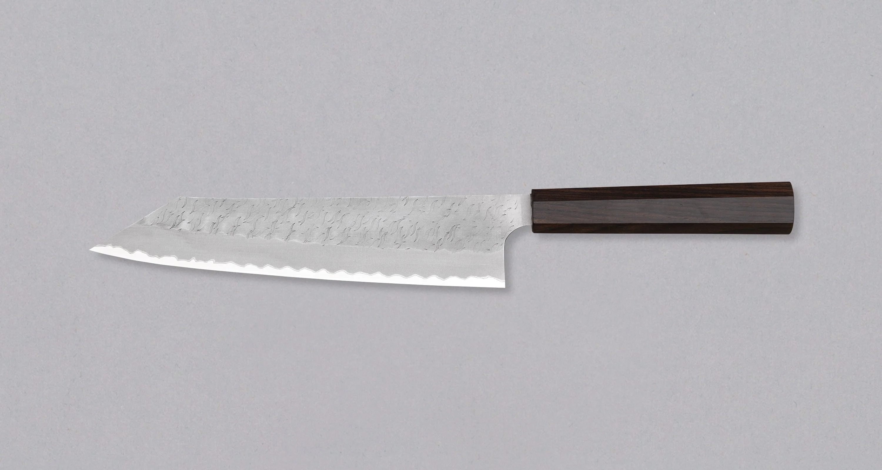 Nigara Kiri-Gyuto Aogami Super Migaki Tsuchime 240mm (9.4") - Image 2