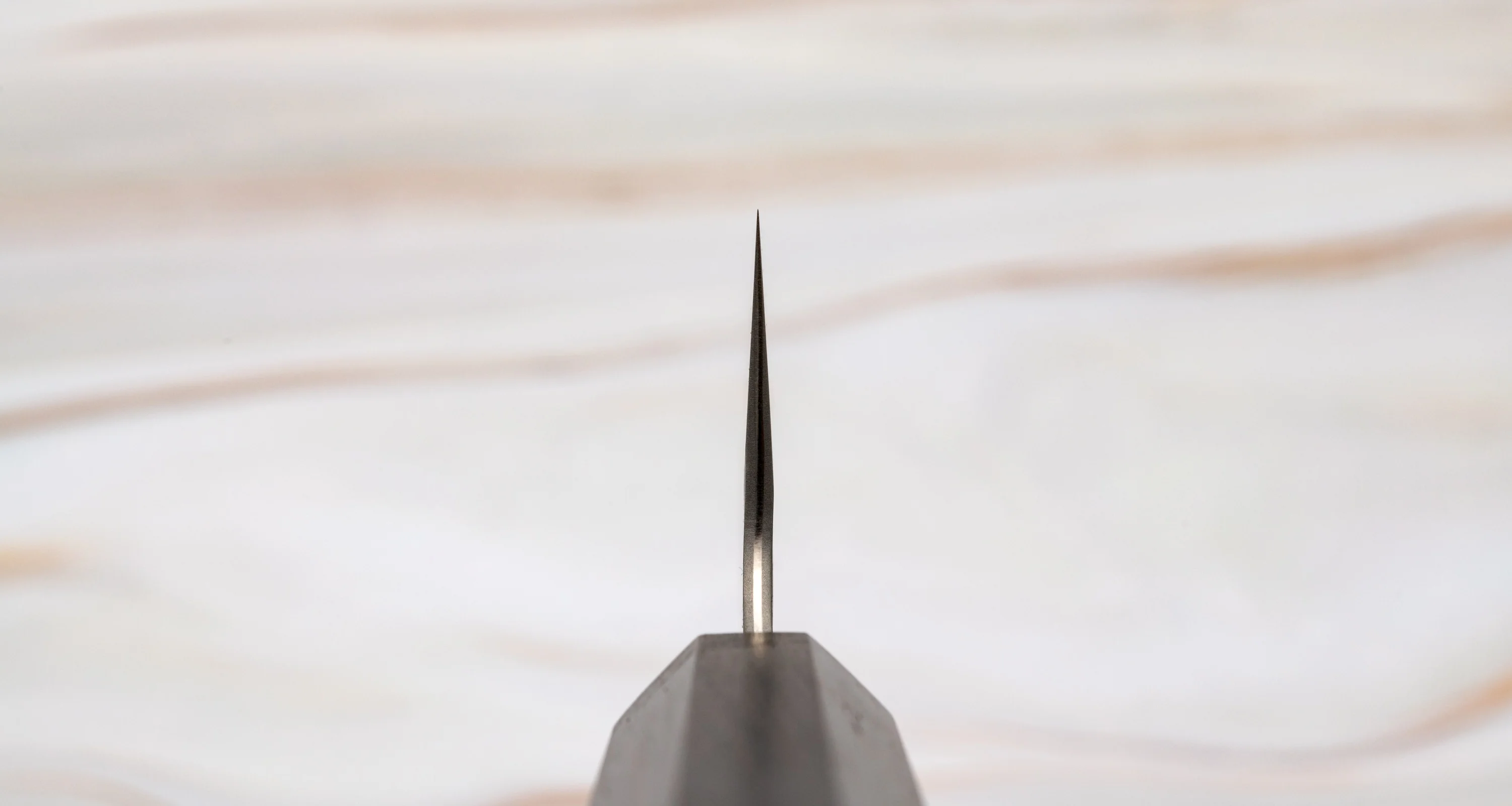 Nigara Kiri-Gyuto Aogami Super Migaki Tsuchime 240mm (9.4") - Image 3