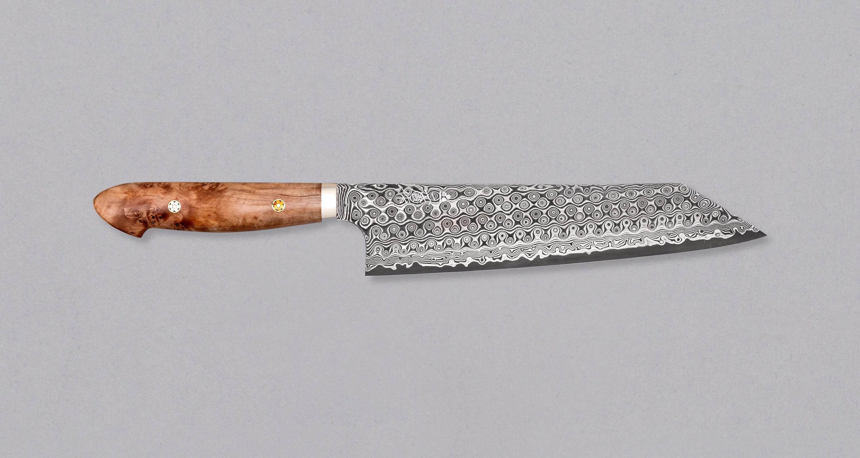 Nigara Kiritsuke Gyuto SG2 Damascus Maplewood 240mm (9.4")