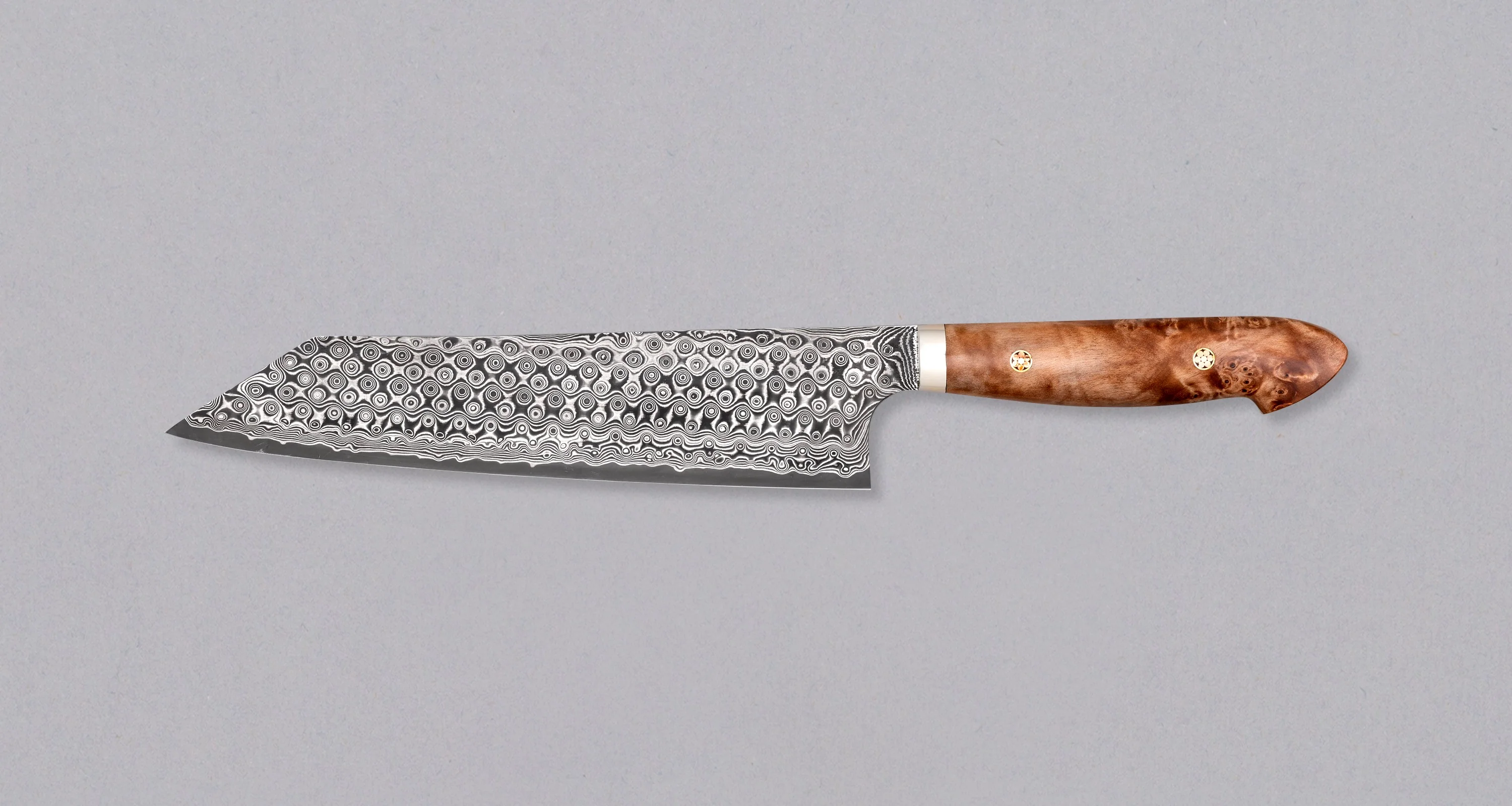Nigara Kiritsuke Gyuto SG2 Damascus Maplewood 240mm (9.4") - Image 2