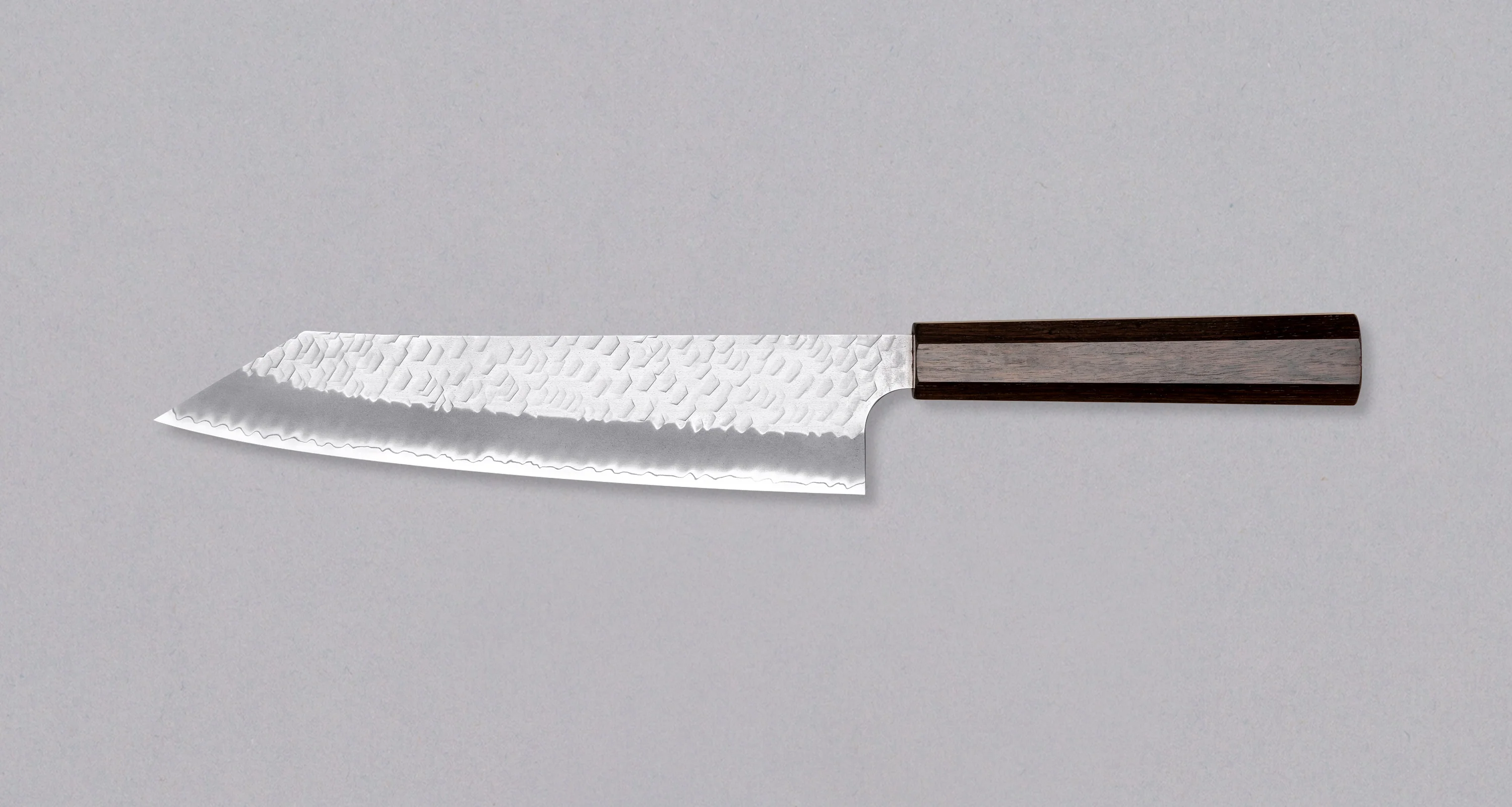 Nigara Kiritsuke-Gyuto SG2 Tsuchime Wa Ebony 240mm (9.4") - Image 2