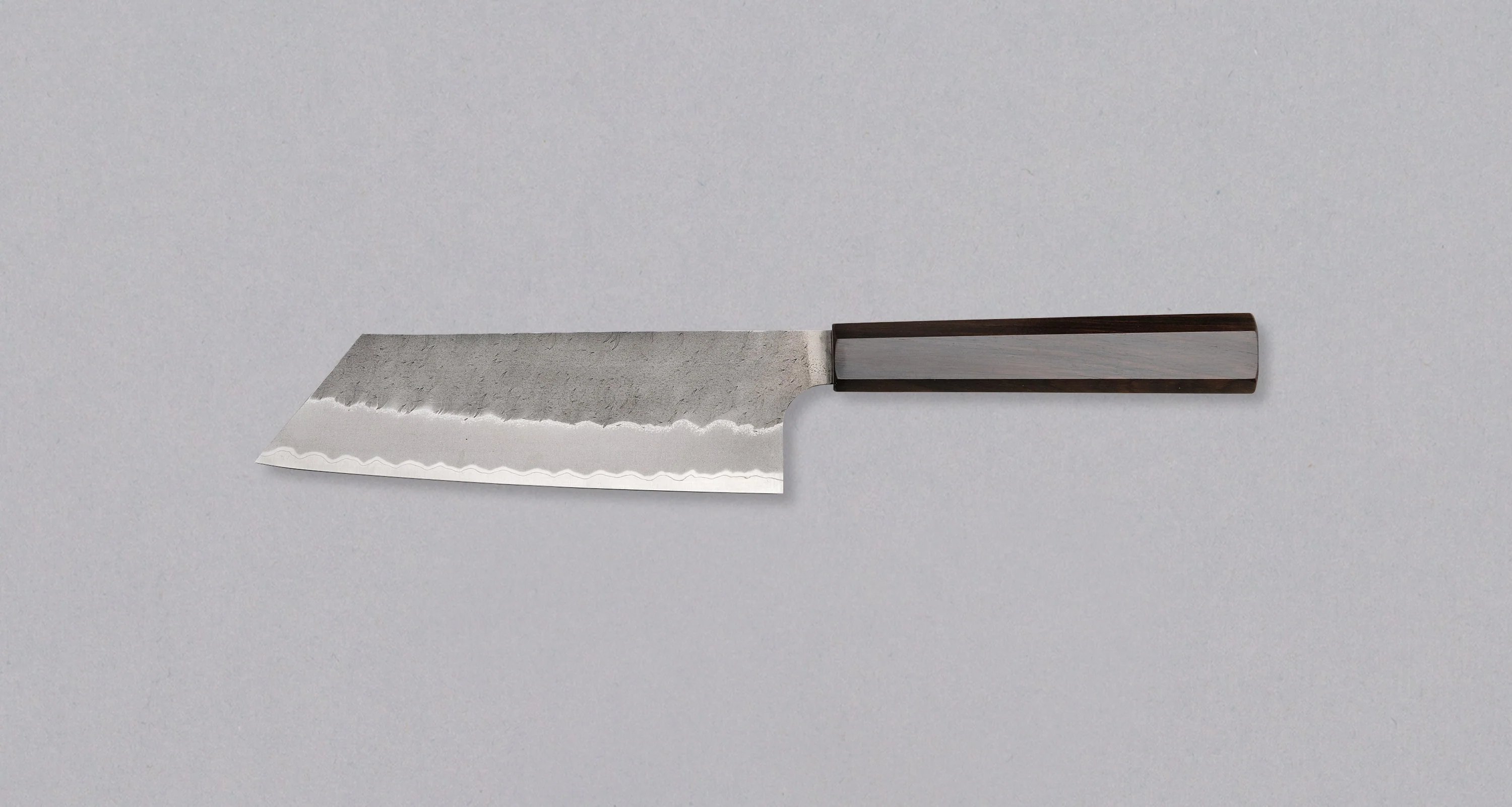 Nigara Kiritsuke-Nakiri Aogami Super Migaki Tsuchime 180mm (7.1") - Image 2