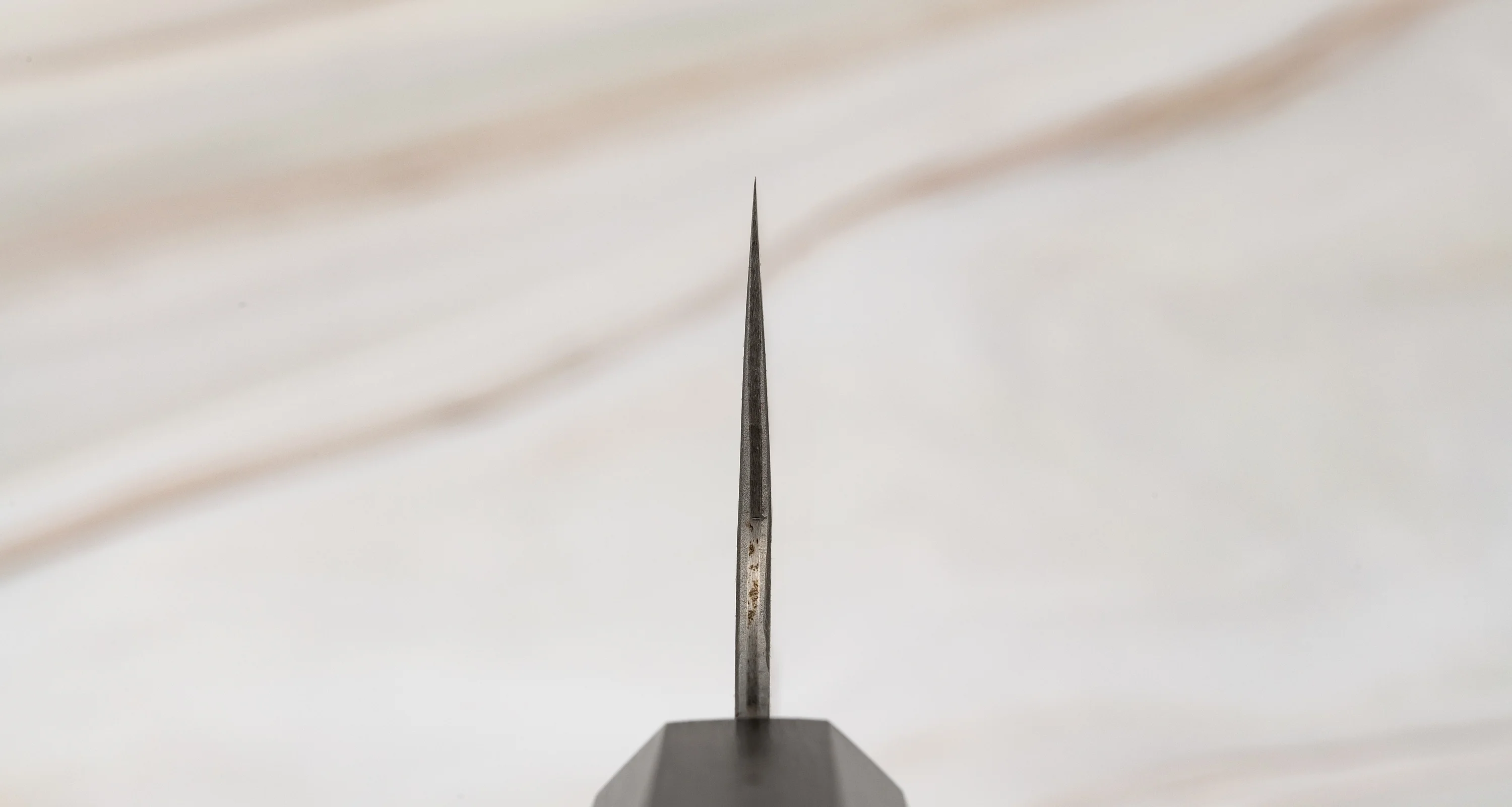 Nigara Kiritsuke-Nakiri Aogami Super Migaki Tsuchime 180mm (7.1") - Image 3