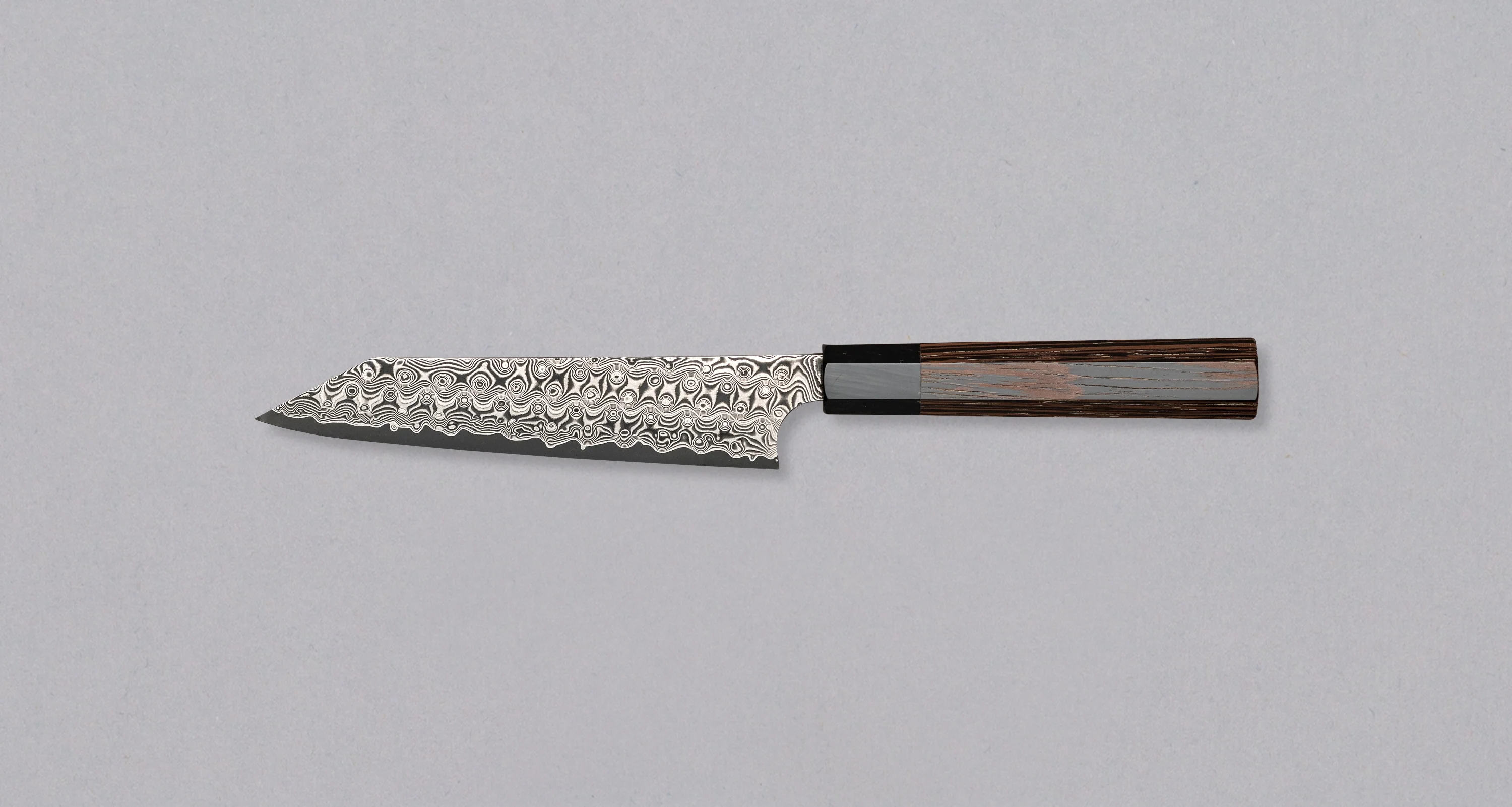 Nigara Kiritsuke Petty SG2 Damascus 150mm (5.9") - Image 2