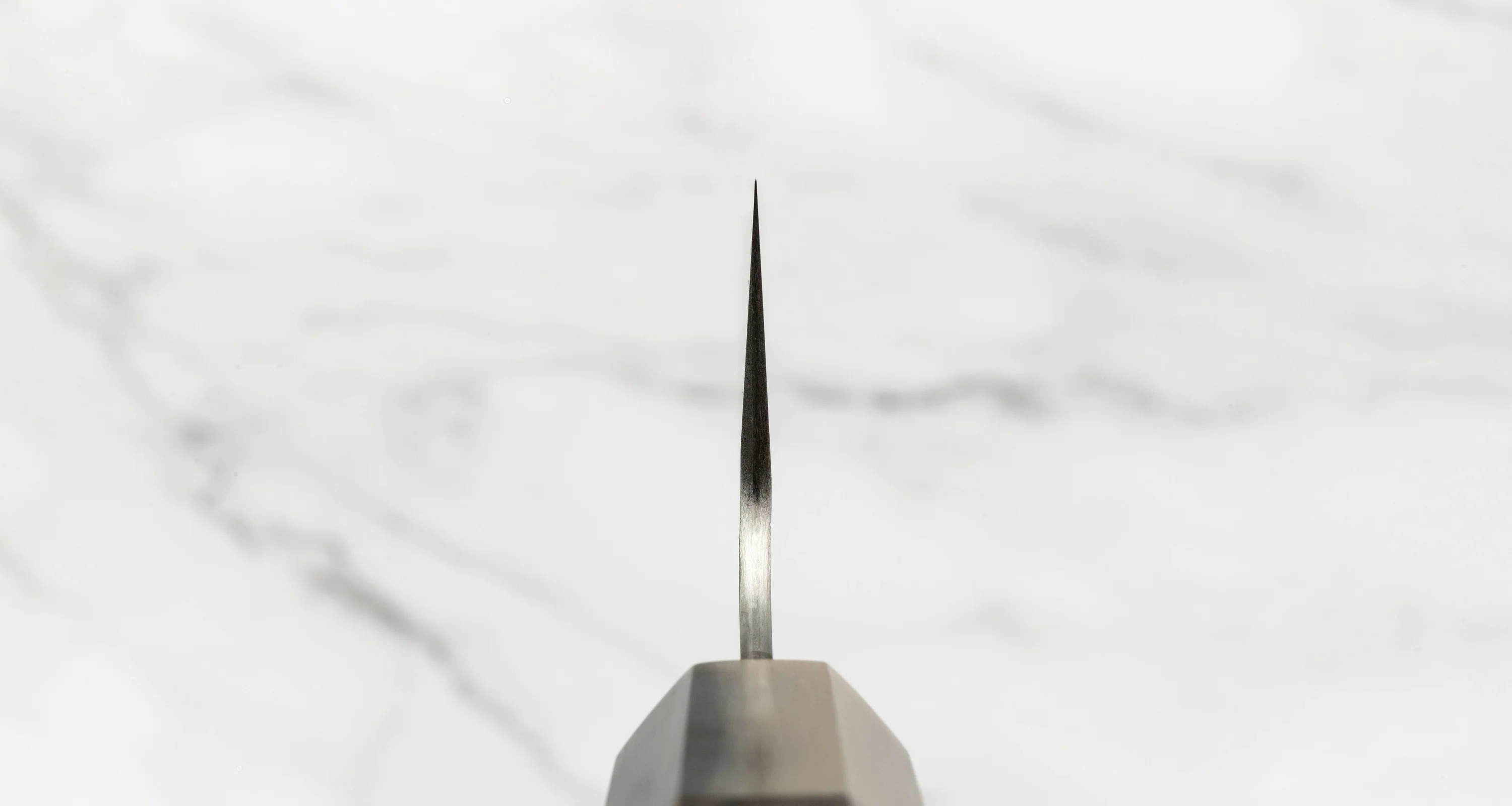 Nigara Nakiri STRIX Damascus Tsuchime Wa Rosewood 180mm (7.1") - Image 3