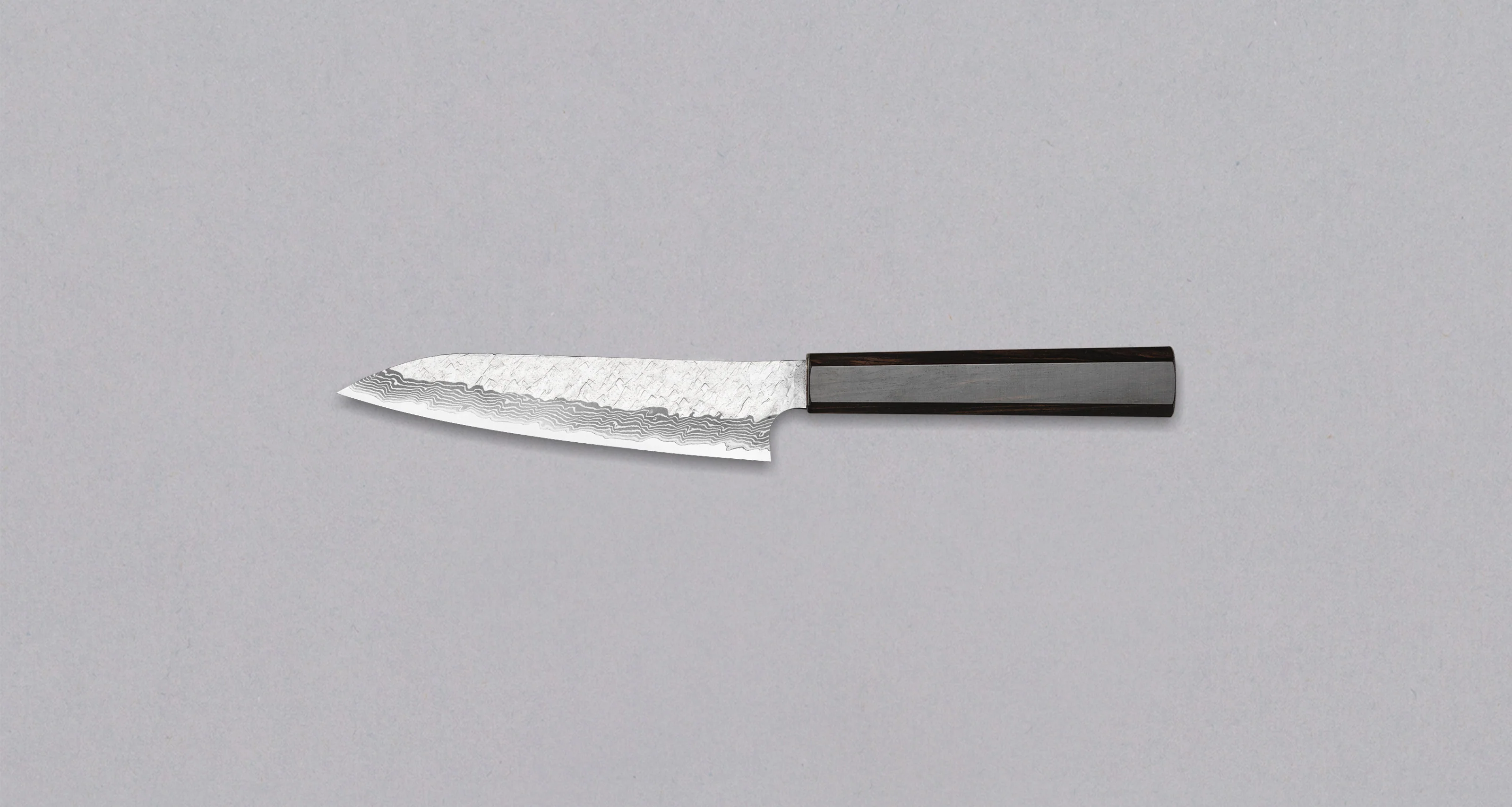 Nigara Petty VG-10 Damascus Tsuchime 150mm (5.9") - Image 2