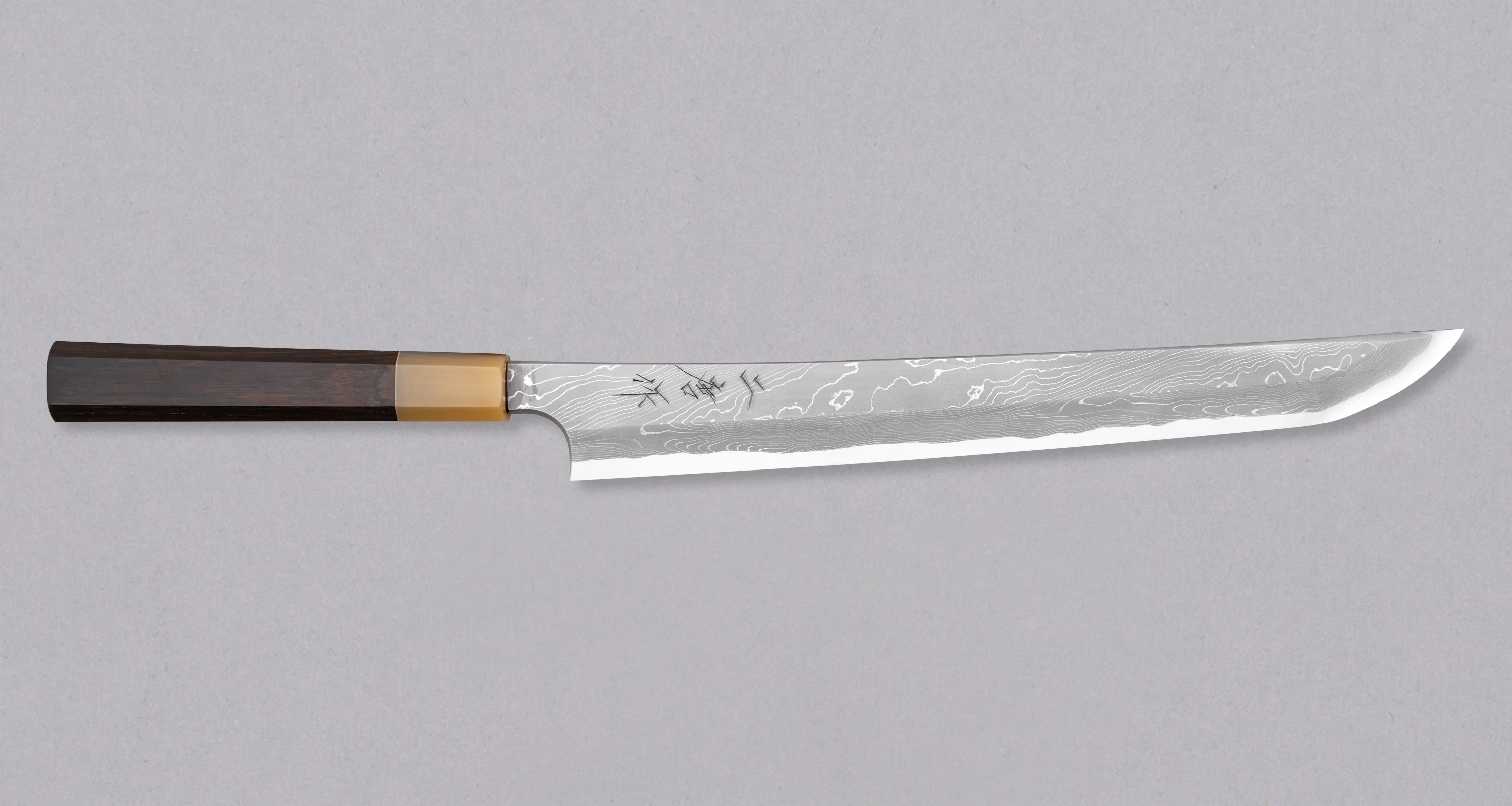 Nigara Sakimaru Yanagiba Aogami #2 Twisted Damascus 300mm (11.8")