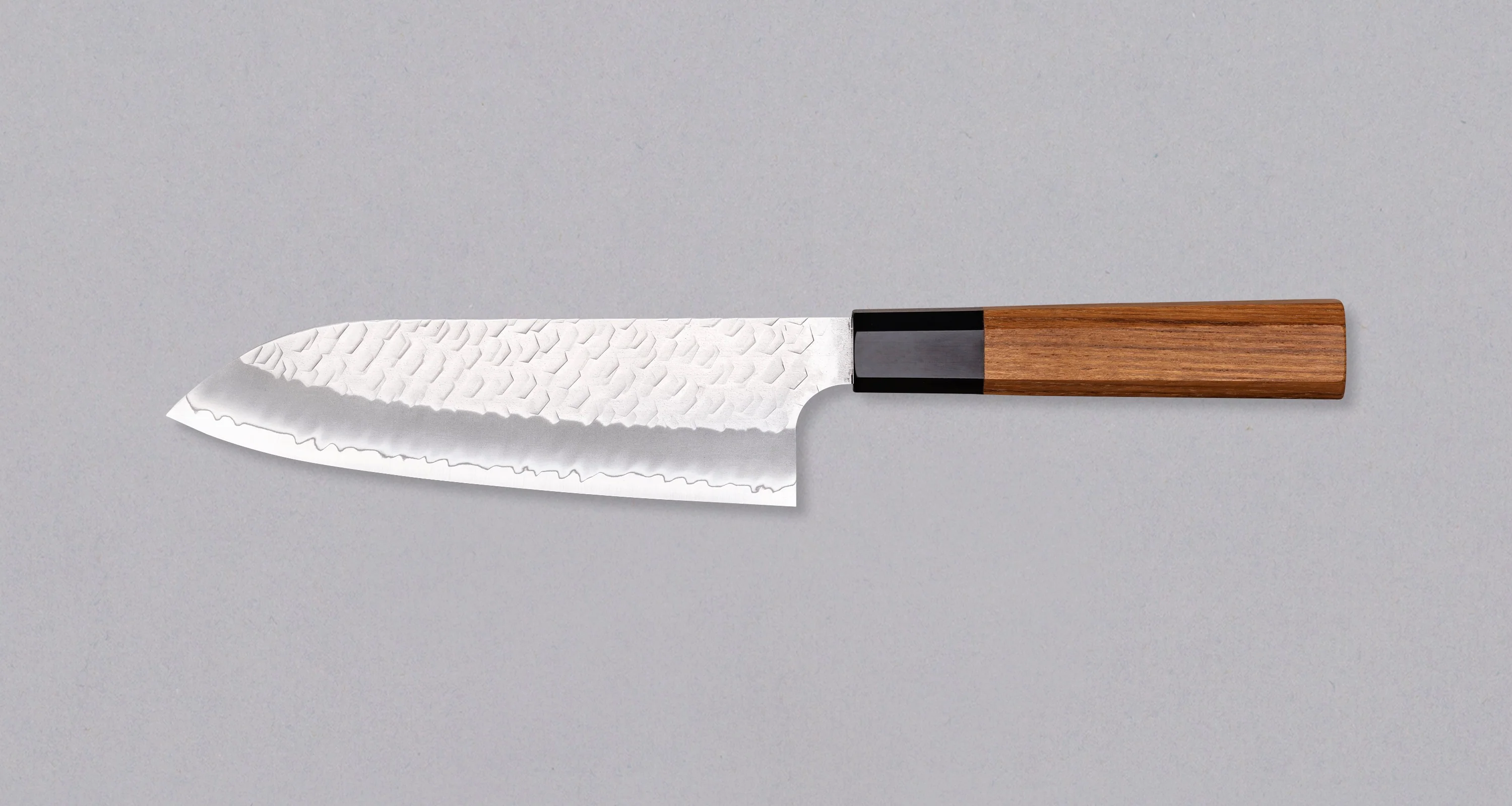 Nigara Santoku SG2 Tsuchime Wa 180mm (7.1") - Image 2