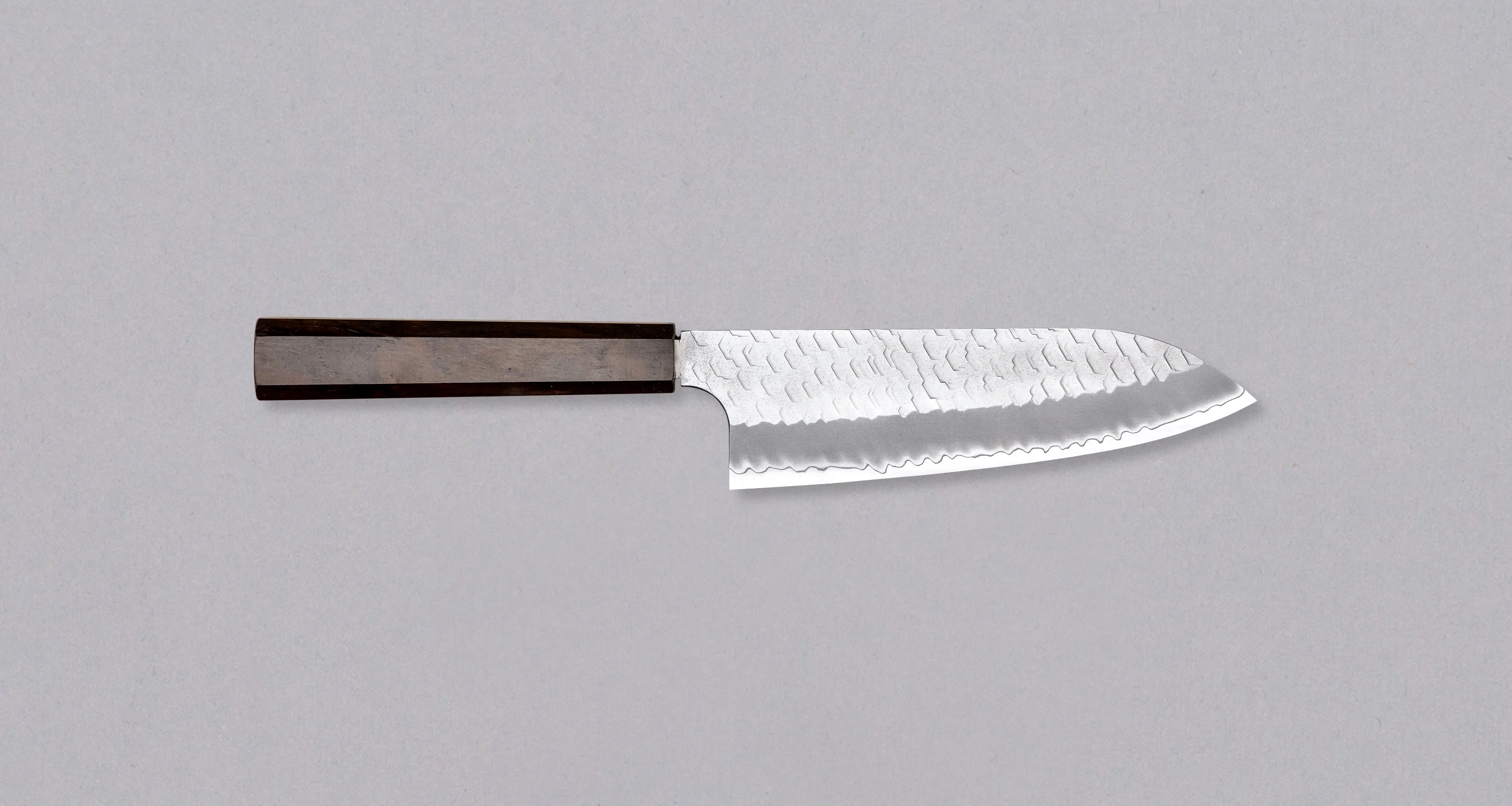 Nigara Santoku SG2 Tsuchime Wa Ebony 180mm (7.1")