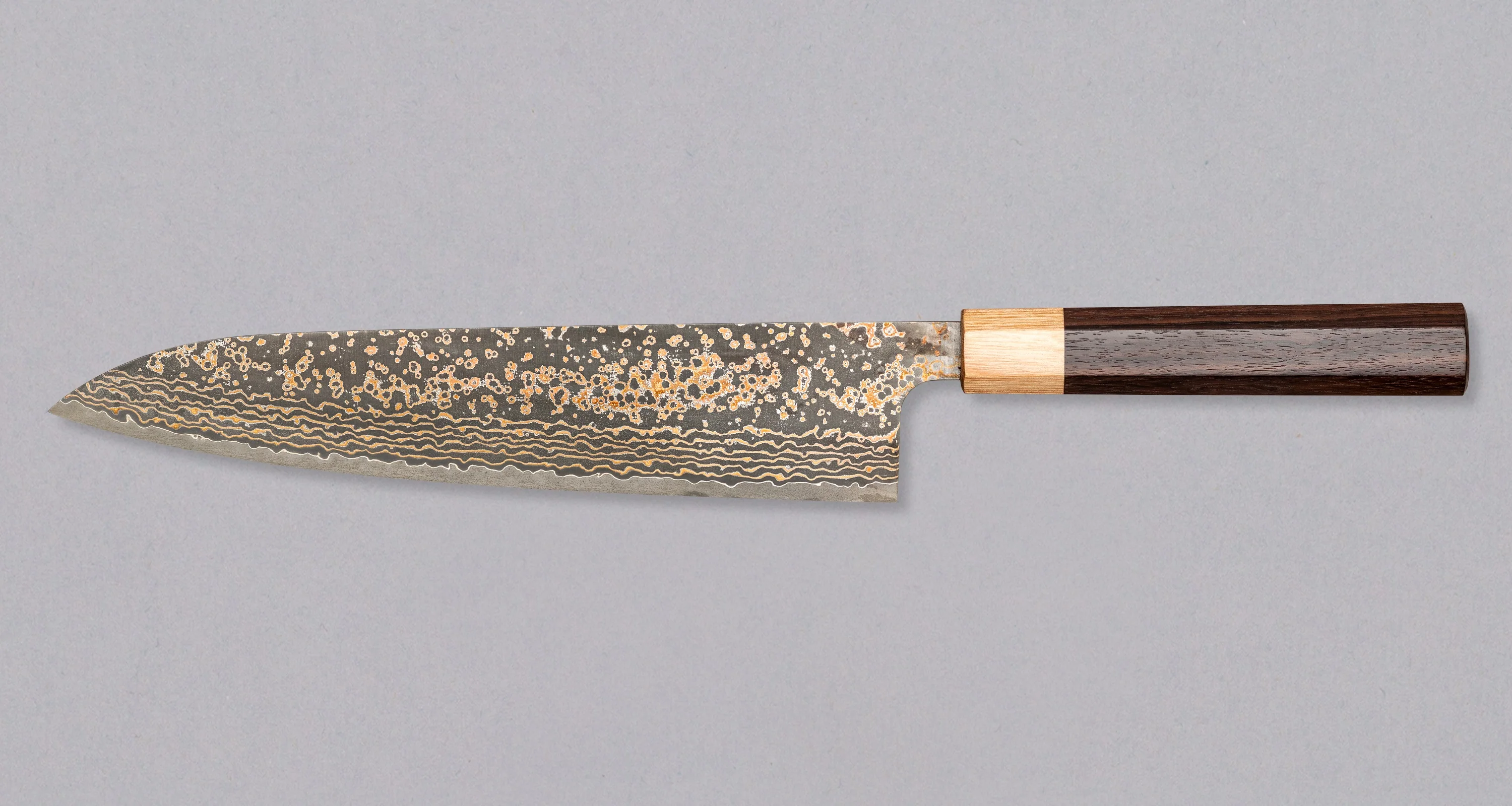 Saji Gyuto VG-10 Gold RWO 240mm (9.4") - Image 2