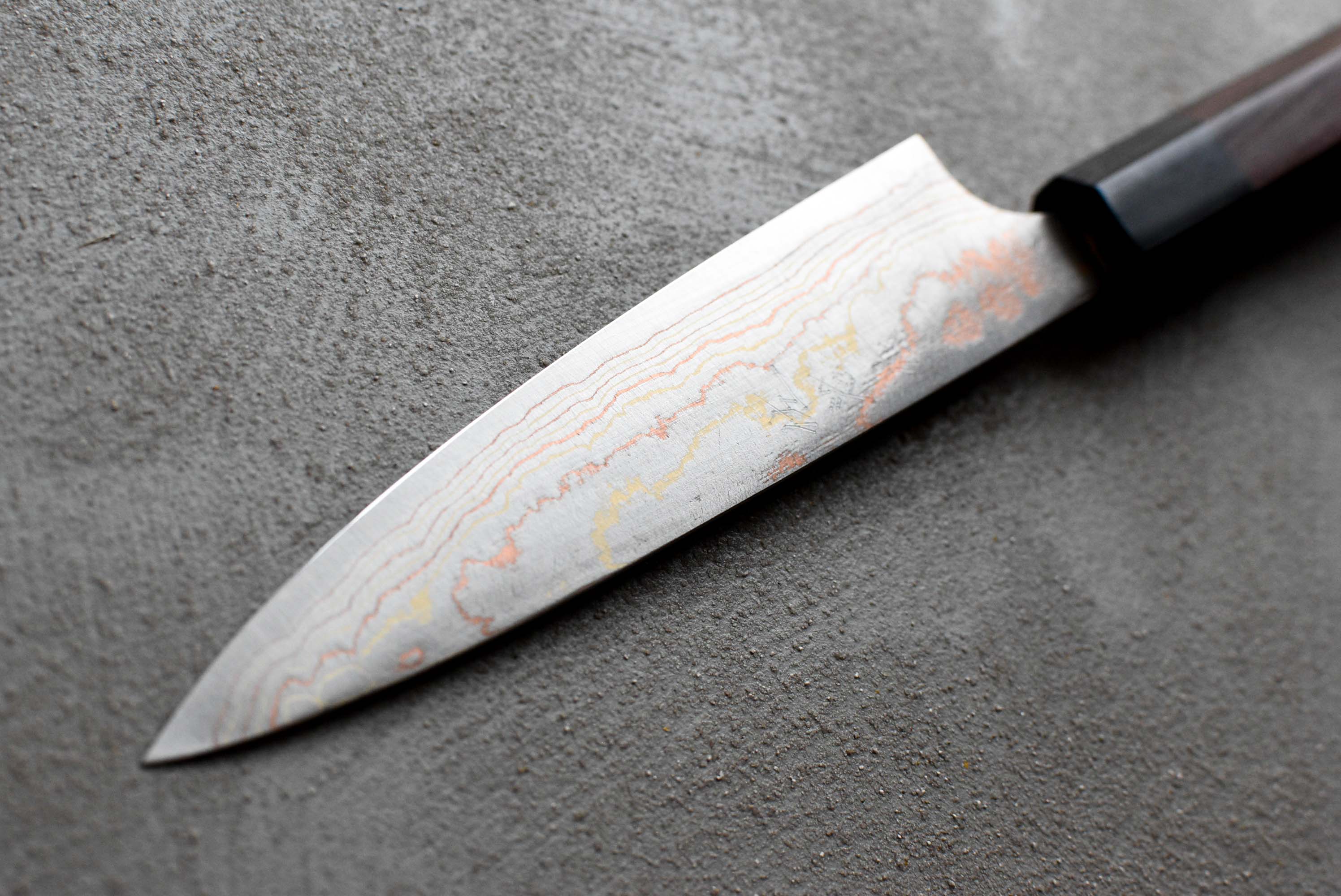 Saji Petty Wa Rainbow Damascus 135mm (5.3") - Image 4