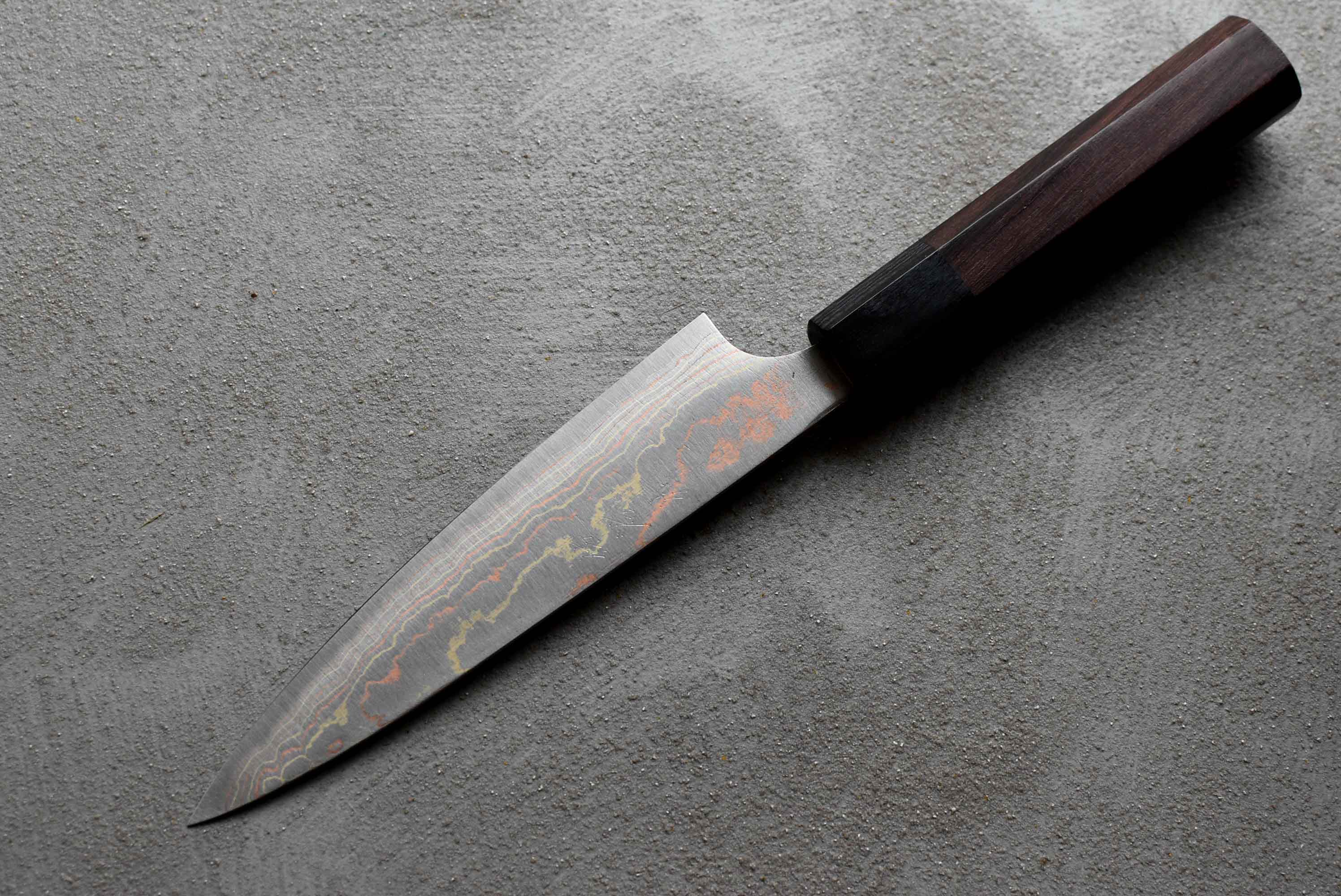 Saji Petty Wa Rainbow Damascus 135mm (5.3") - Image 5
