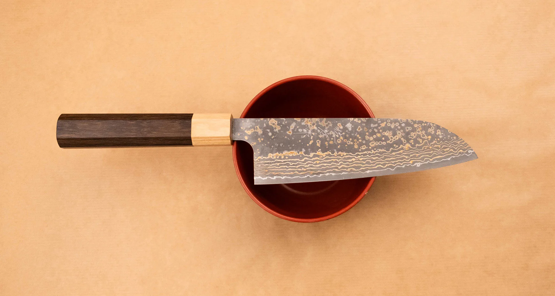 Saji Santoku VG-10 Gold RWO 165mm (6.5") - Image 4