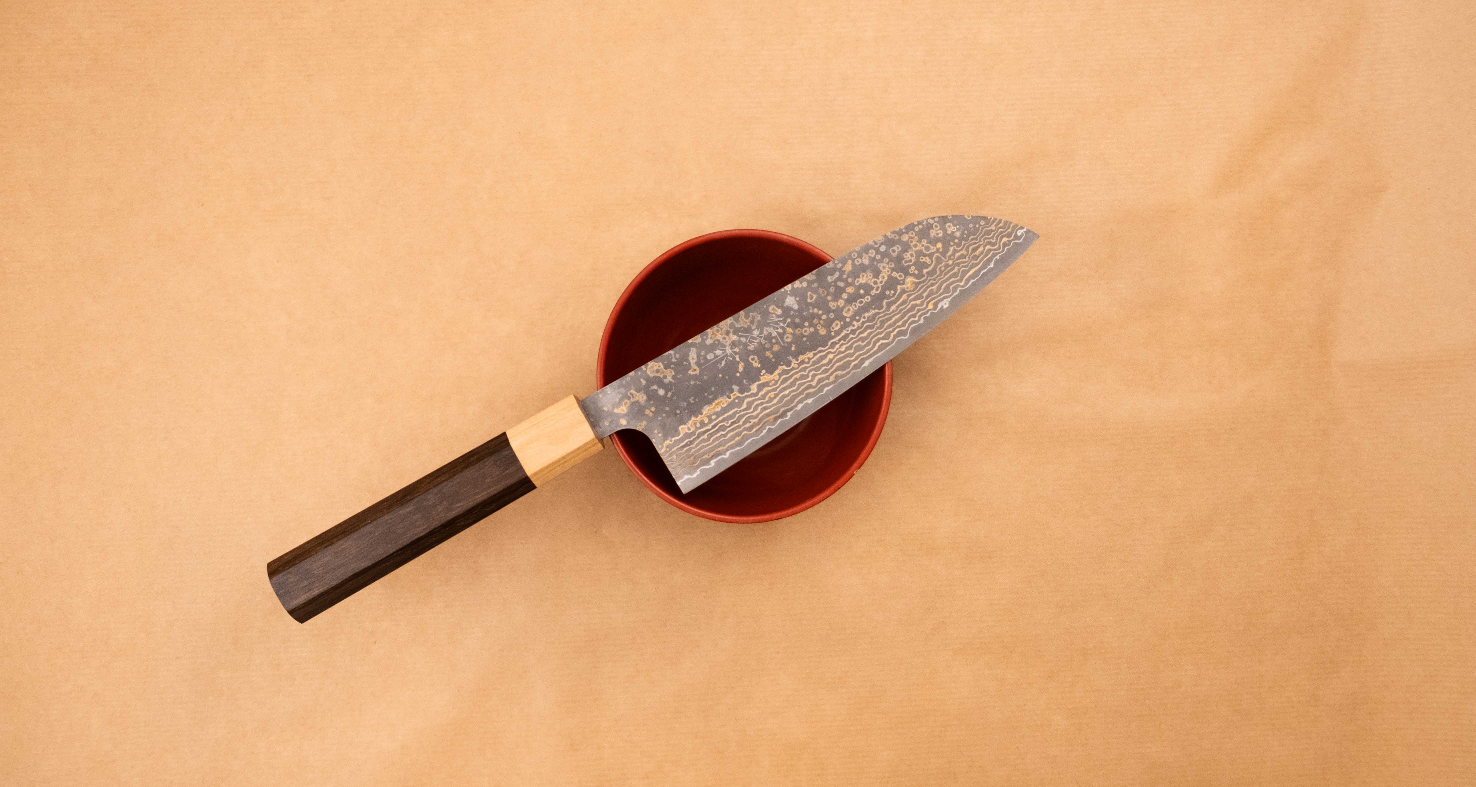 Saji Santoku VG-10 Gold RWO 165mm (6.5") - Image 5