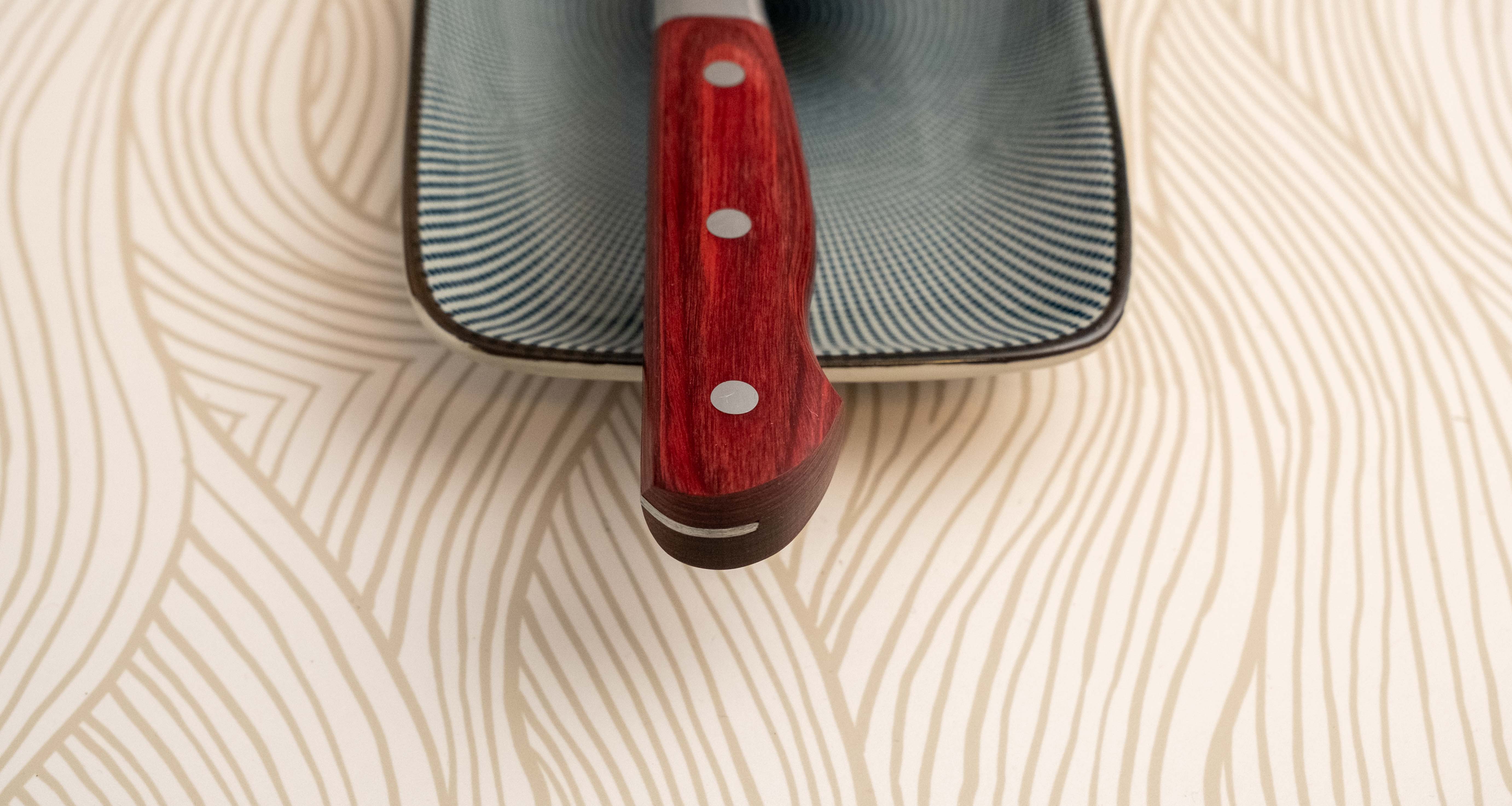 Seki Kotetsu Gyuto VG-10 Migaki 200mm (7.9") [red pakkawood] - Image 8
