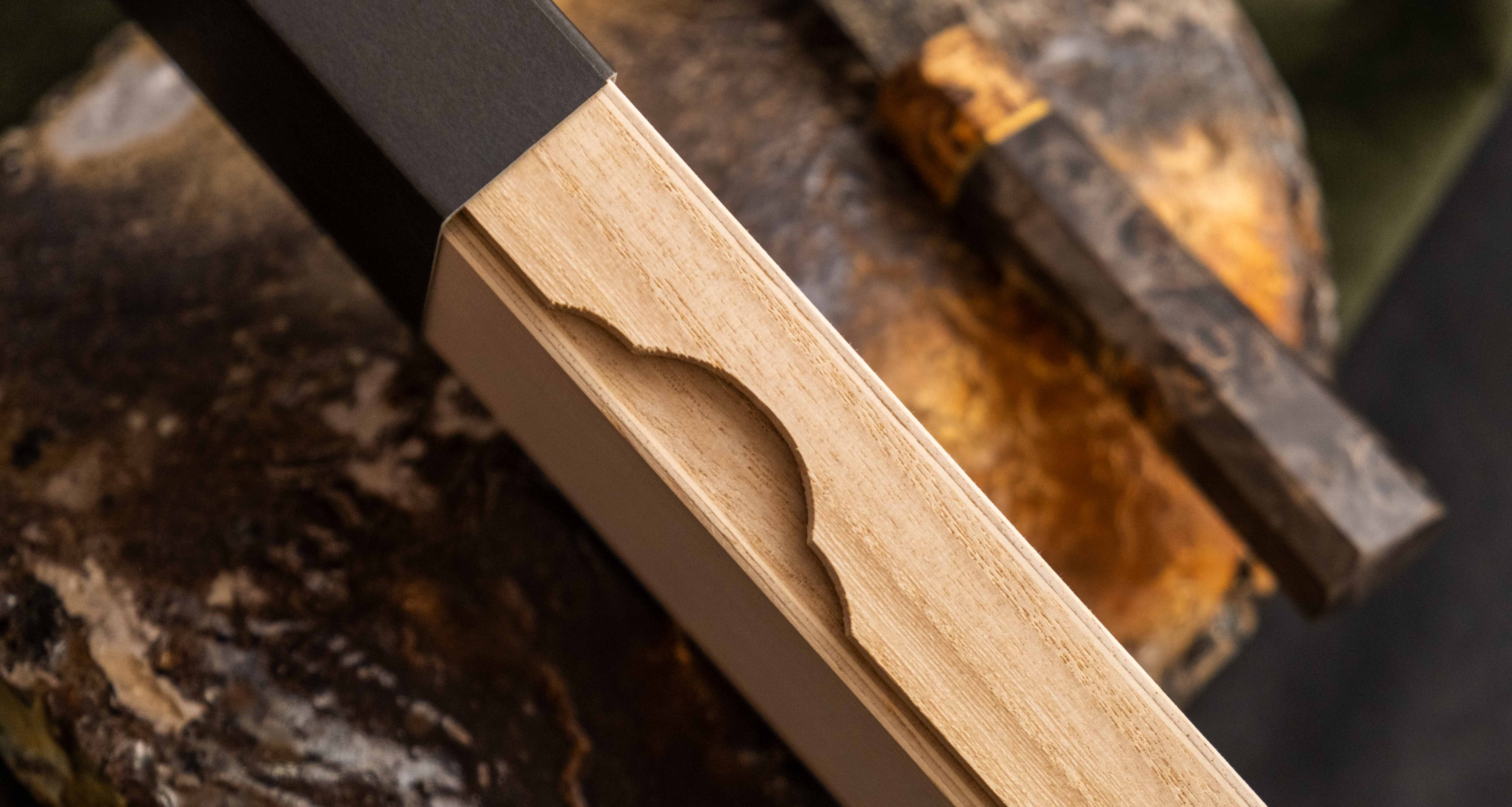 Senzo Dawn Limited Edition Gyuto SG2 Damascus 200mm (7.9") - Image 9