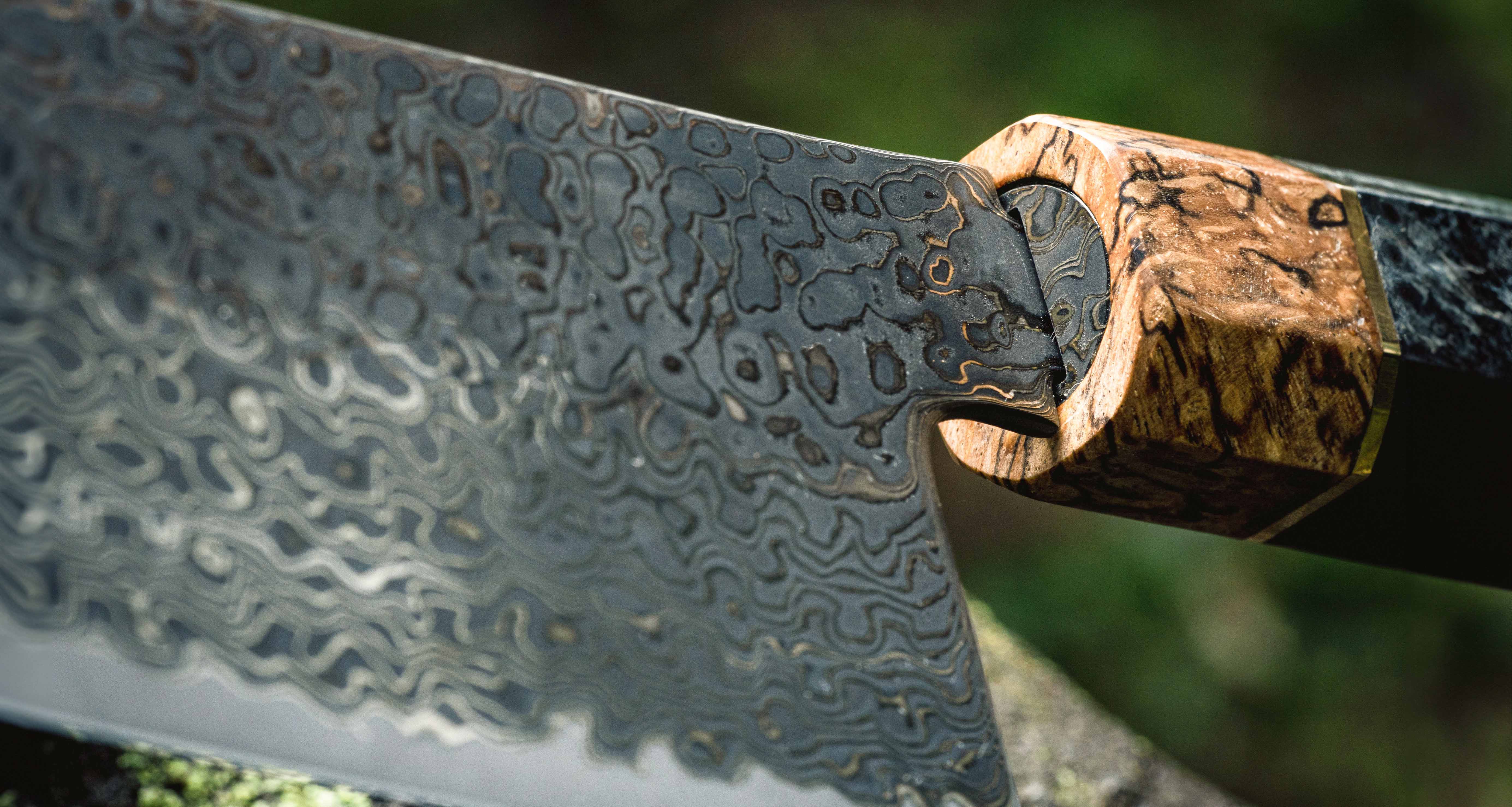 Senzo Dawn Limited Edition Petty SG2 Damascus 150mm (5.9") - Image 4
