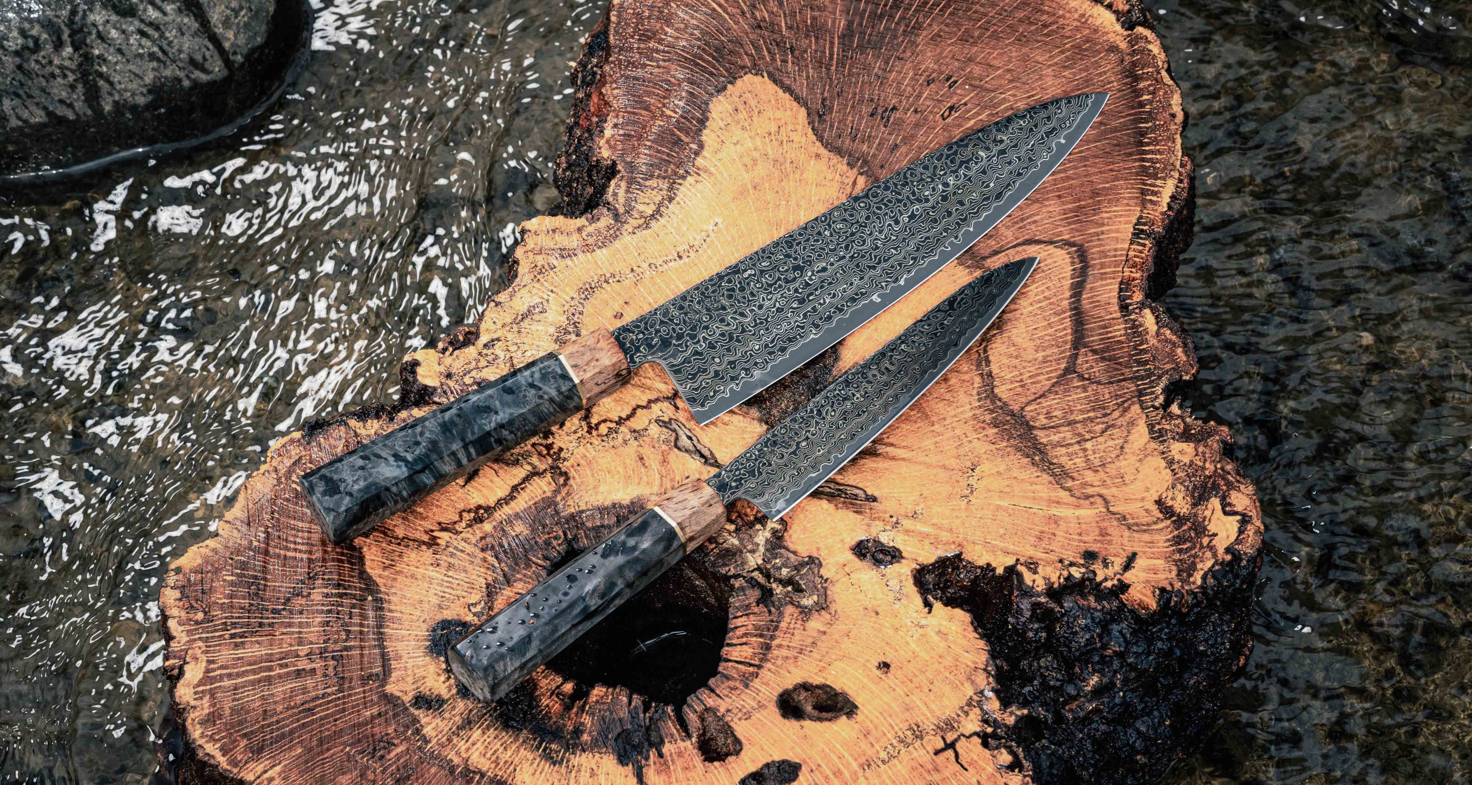 Senzo Dawn Limited Edition Petty SG2 Damascus 150mm (5.9") - Image 6