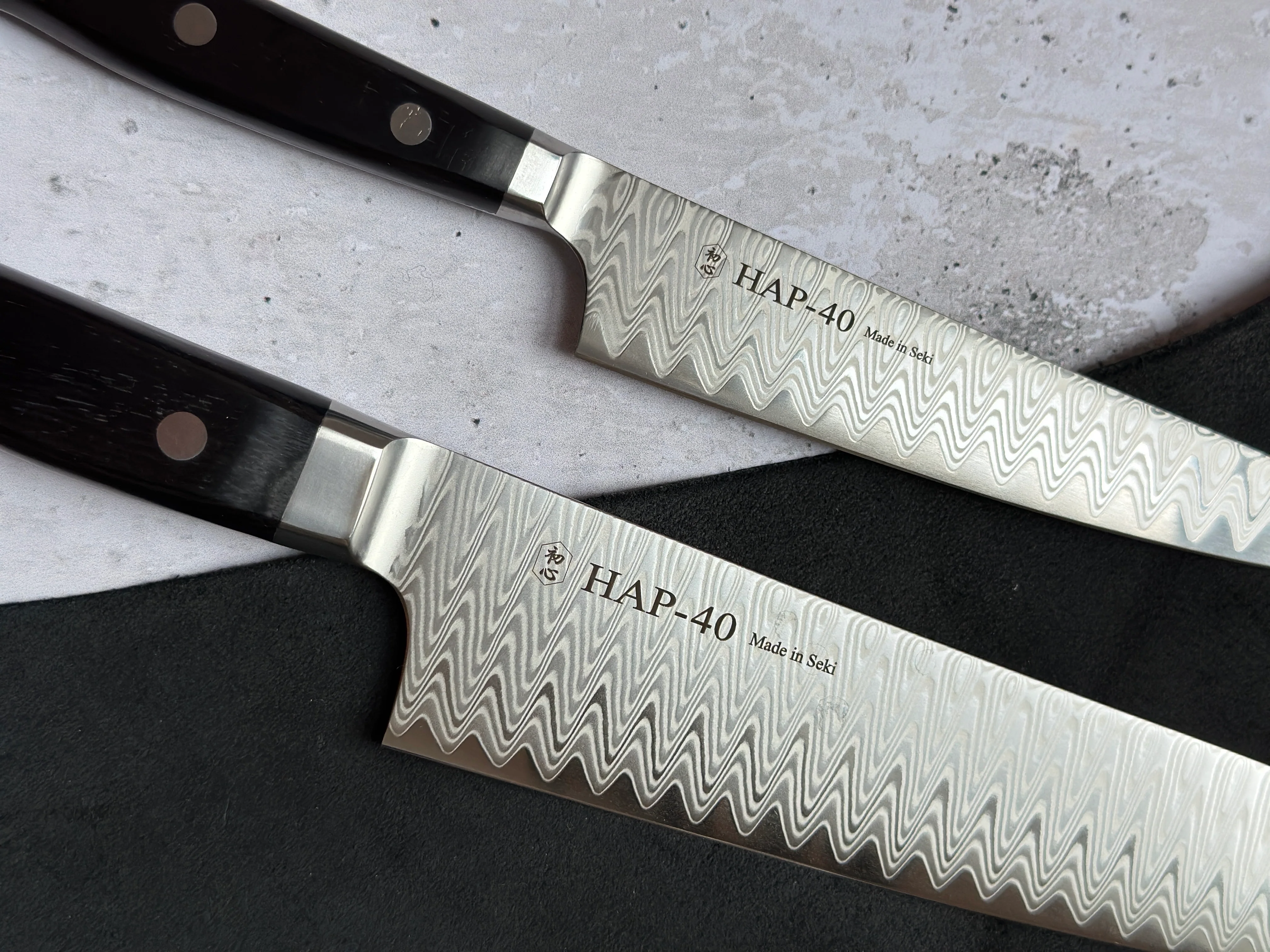 [SET] Hayabusa HAP-40 Damascus [gyuto + petty] - Image 5