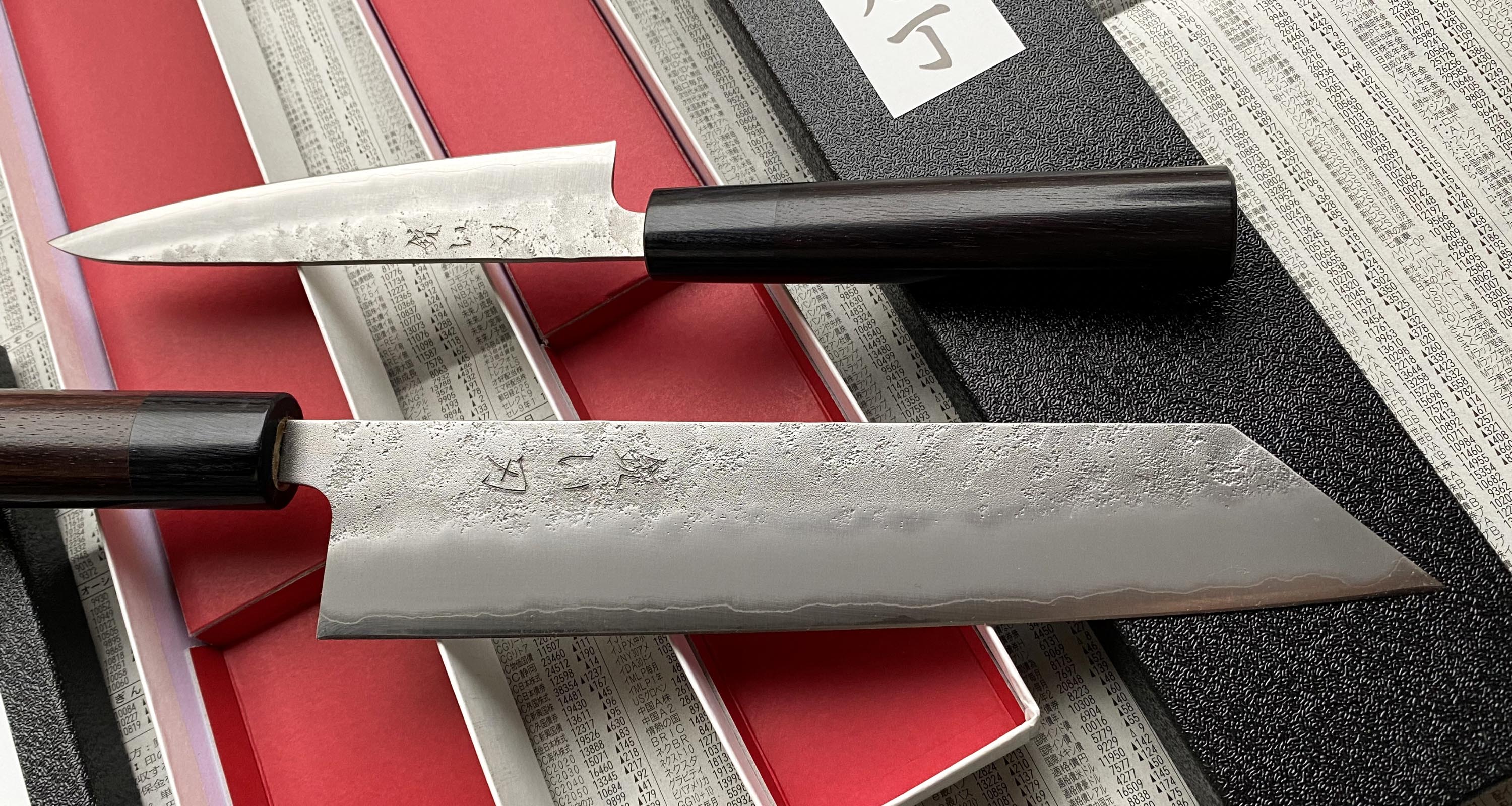 [SET] Hokiyama Ginsanko Set [Kiritsuke + Petty] - Image 10