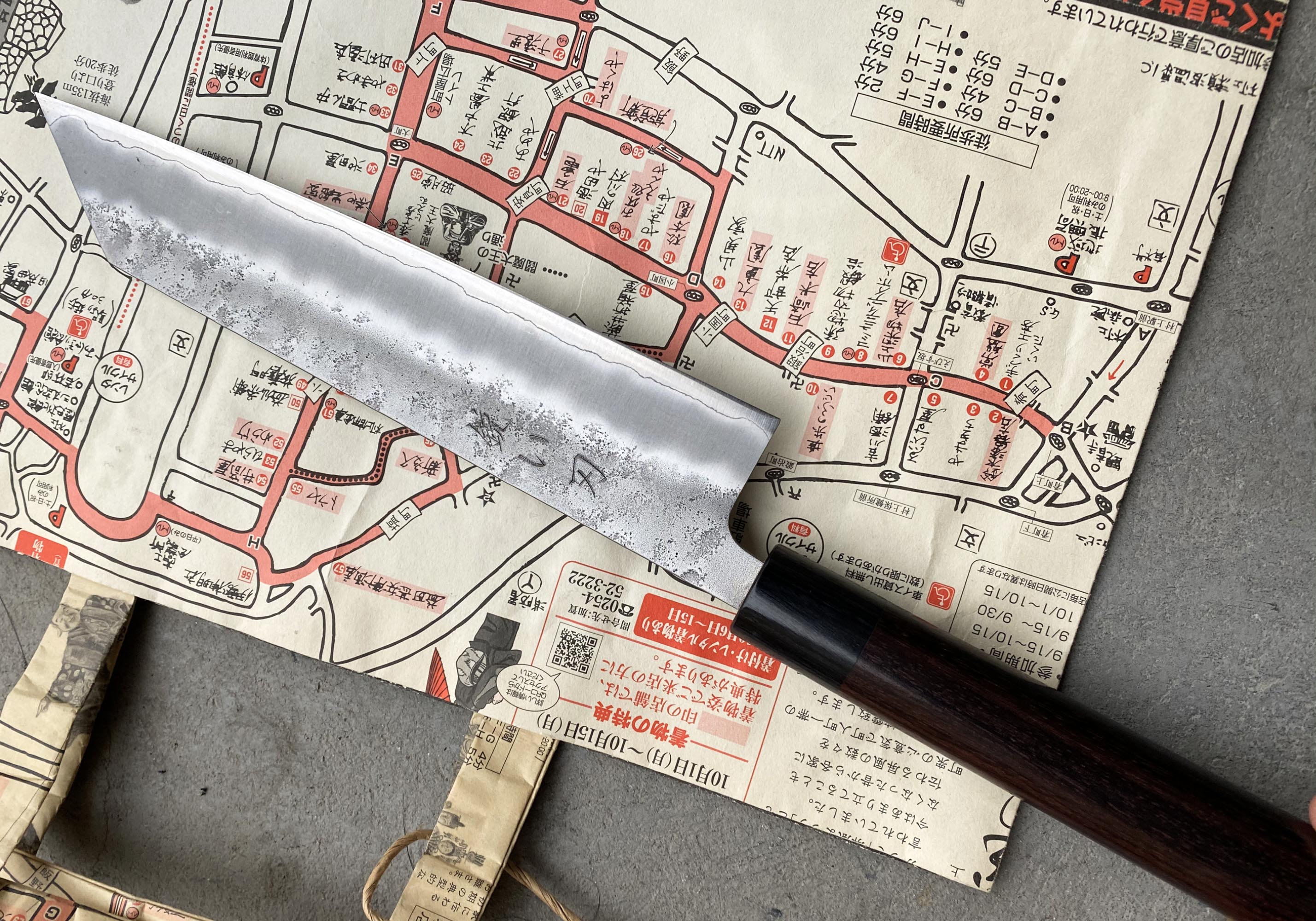 [SET] Hokiyama Ginsanko Set [Kiritsuke + Petty] - Image 3