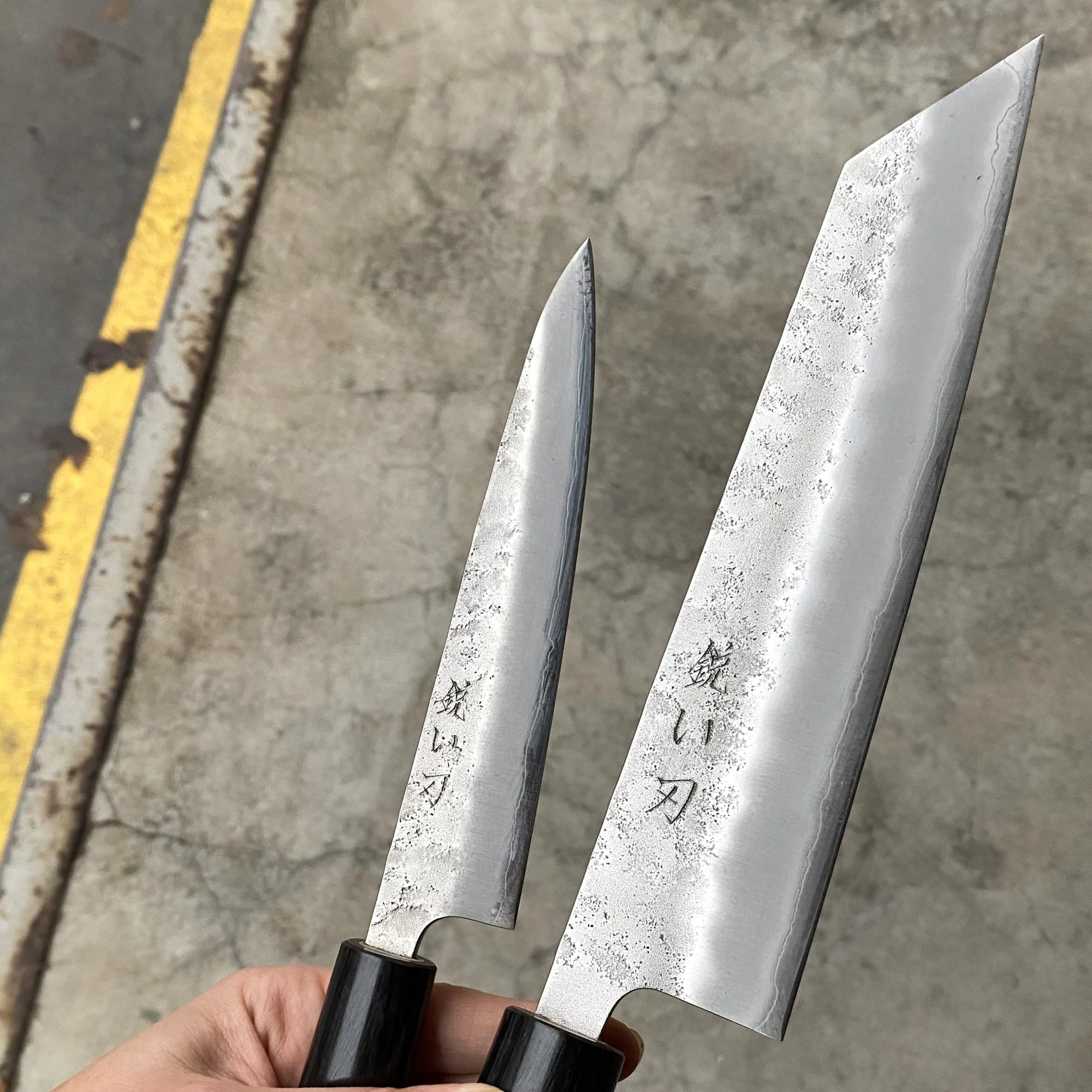 [SET] Hokiyama Ginsanko Set [Kiritsuke + Petty] - Image 8