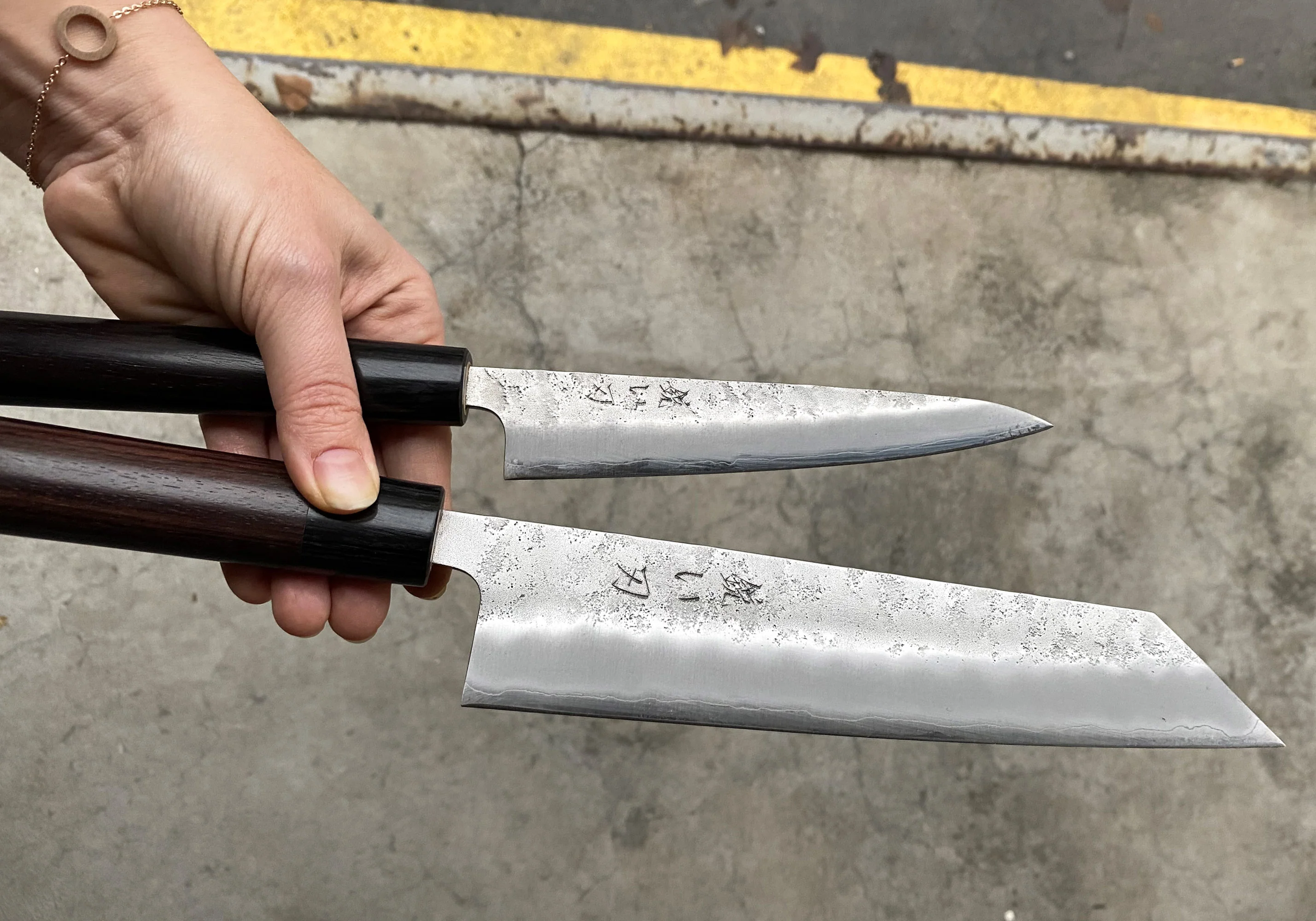 [SET] Hokiyama Ginsanko Set [Kiritsuke + Petty] - Image 9