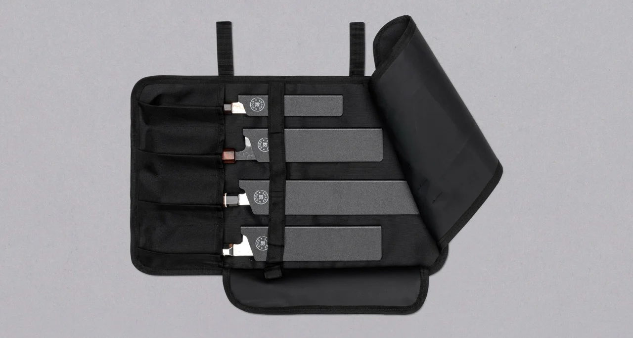 SharpEdge Nikku Knife Roll - Black [4 knives] - Image 4
