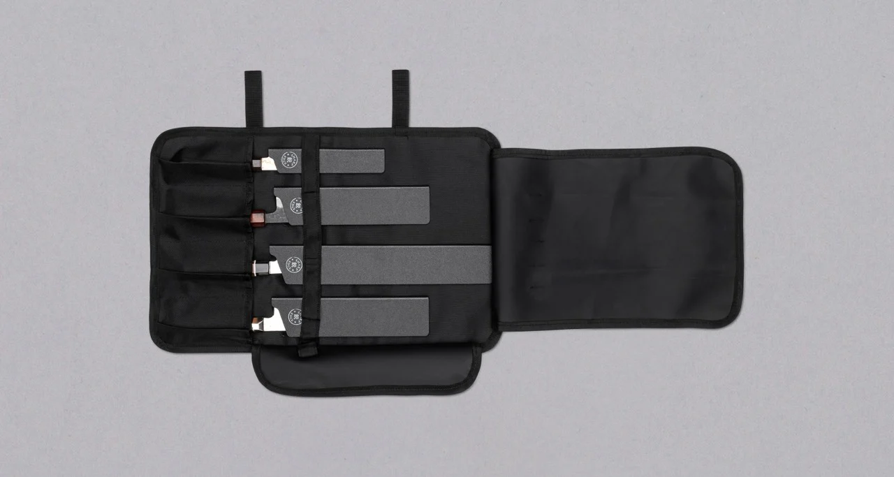 SharpEdge Nikku Knife Roll - Black [4 knives] - Image 5